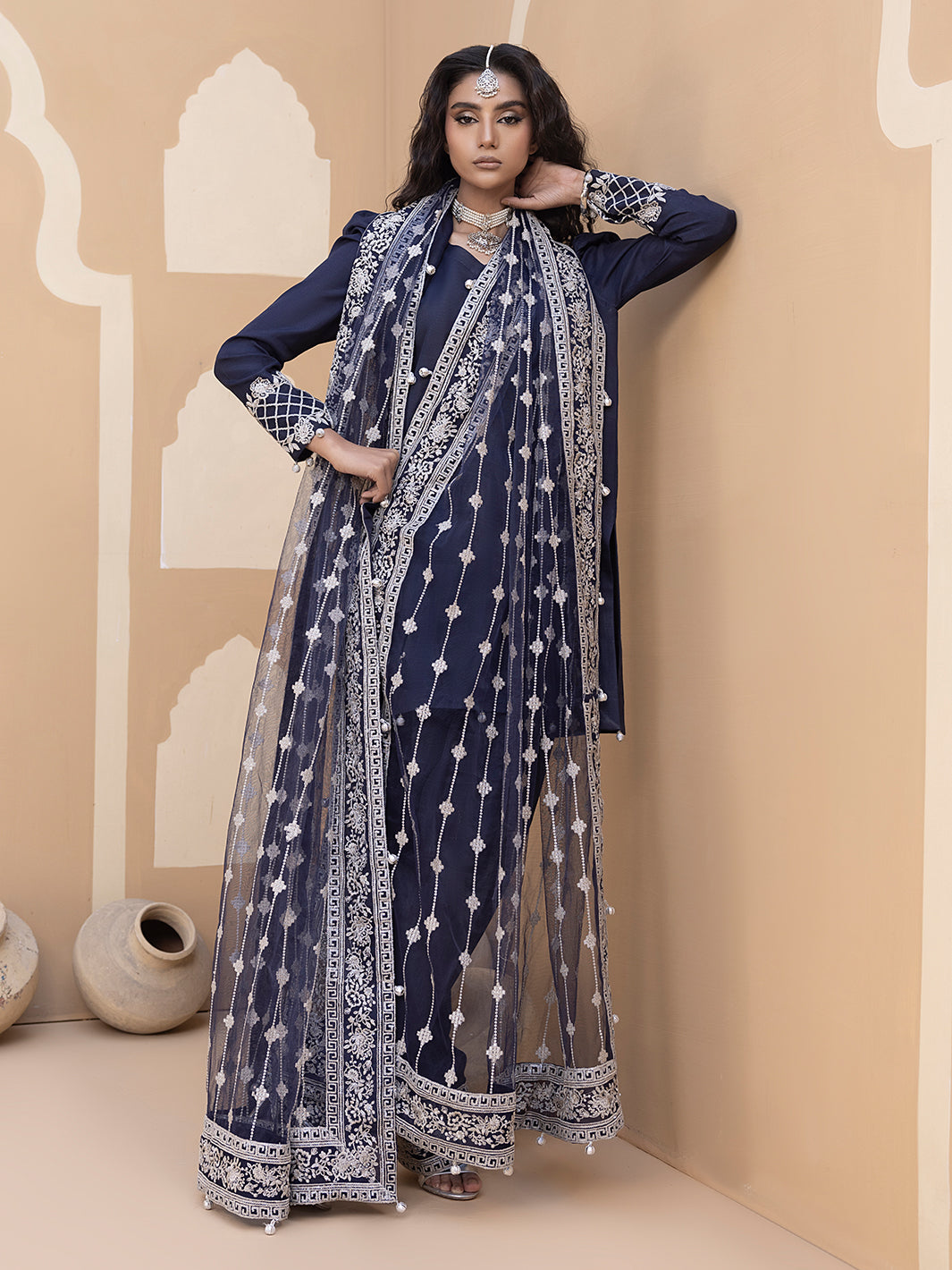 Hem Stitch | Raw Silk Edit 25 | Khayal by Hemstitch - Designer Dress - Type: Ladies Clothes - Available at Libayah - 100% Original