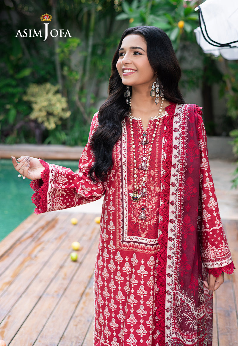 Asim Jofa | Prints Drop 2 | AJUUB-32 by Asim Jofa - Designer Dress - Type: Ladies Clothes - Available at Libayah - 100% Original