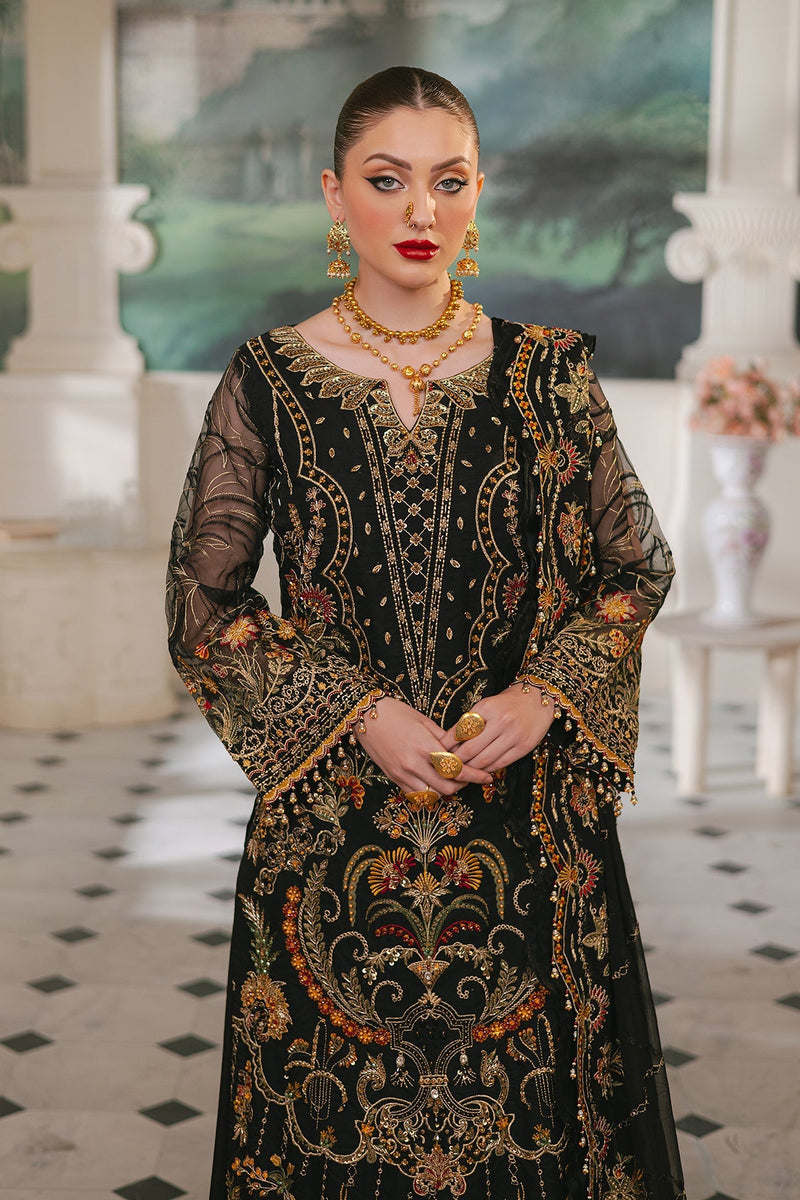 Raeesa Premium | Ada Premium Collection | HU - 46 Black Swan by Raeesa Premium - Designer Dress - Type: Ladies Clothes - Available at Libayah - 100% Original