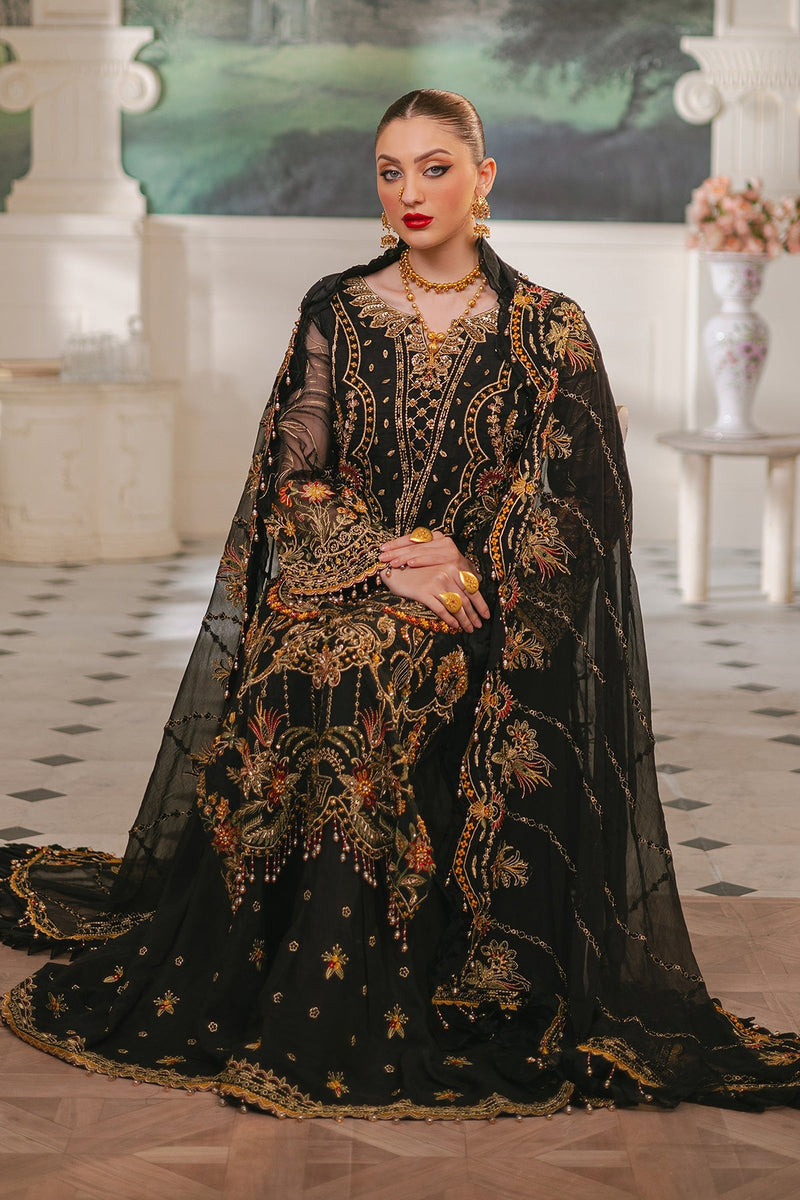 Raeesa Premium | Ada Premium Collection | HU - 46 Black Swan by Raeesa Premium - Designer Dress - Type: Ladies Clothes - Available at Libayah - 100% Original