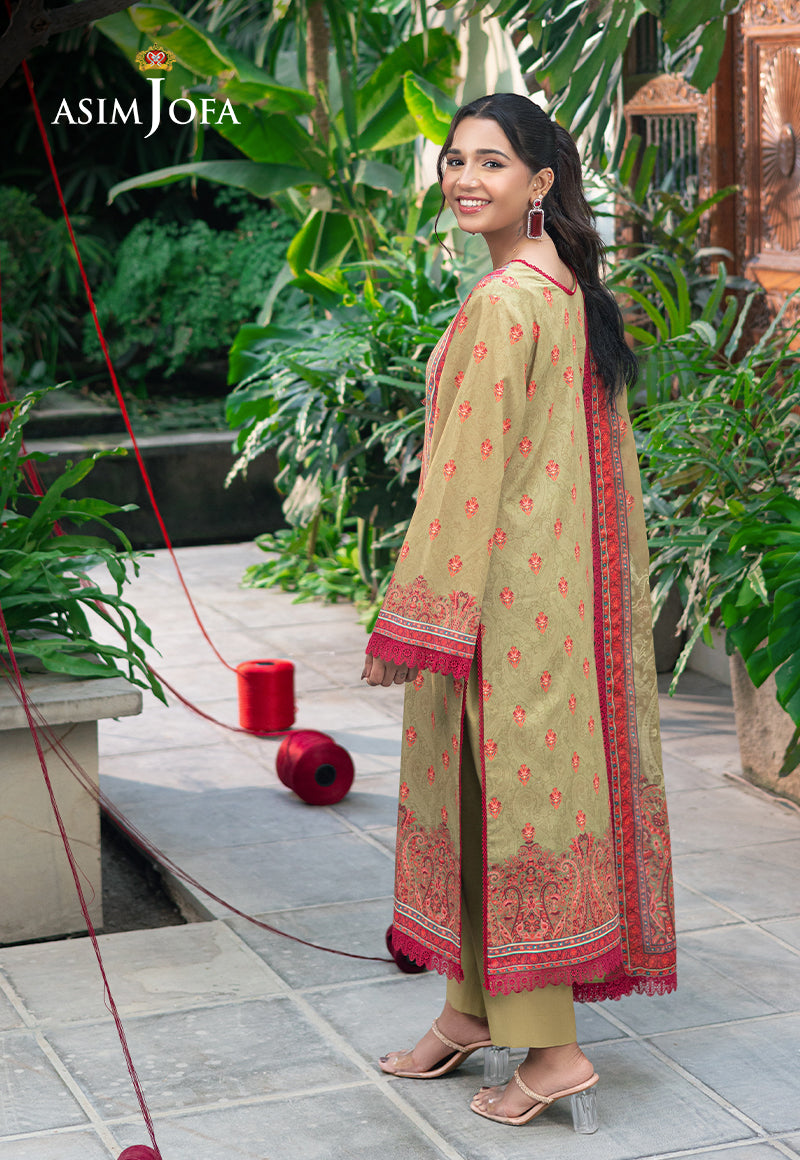 Asim Jofa | Prints Drop 2 | AJUUB-28 by Asim Jofa - Designer Dress - Type: Ladies Clothes - Available at Libayah - 100% Original