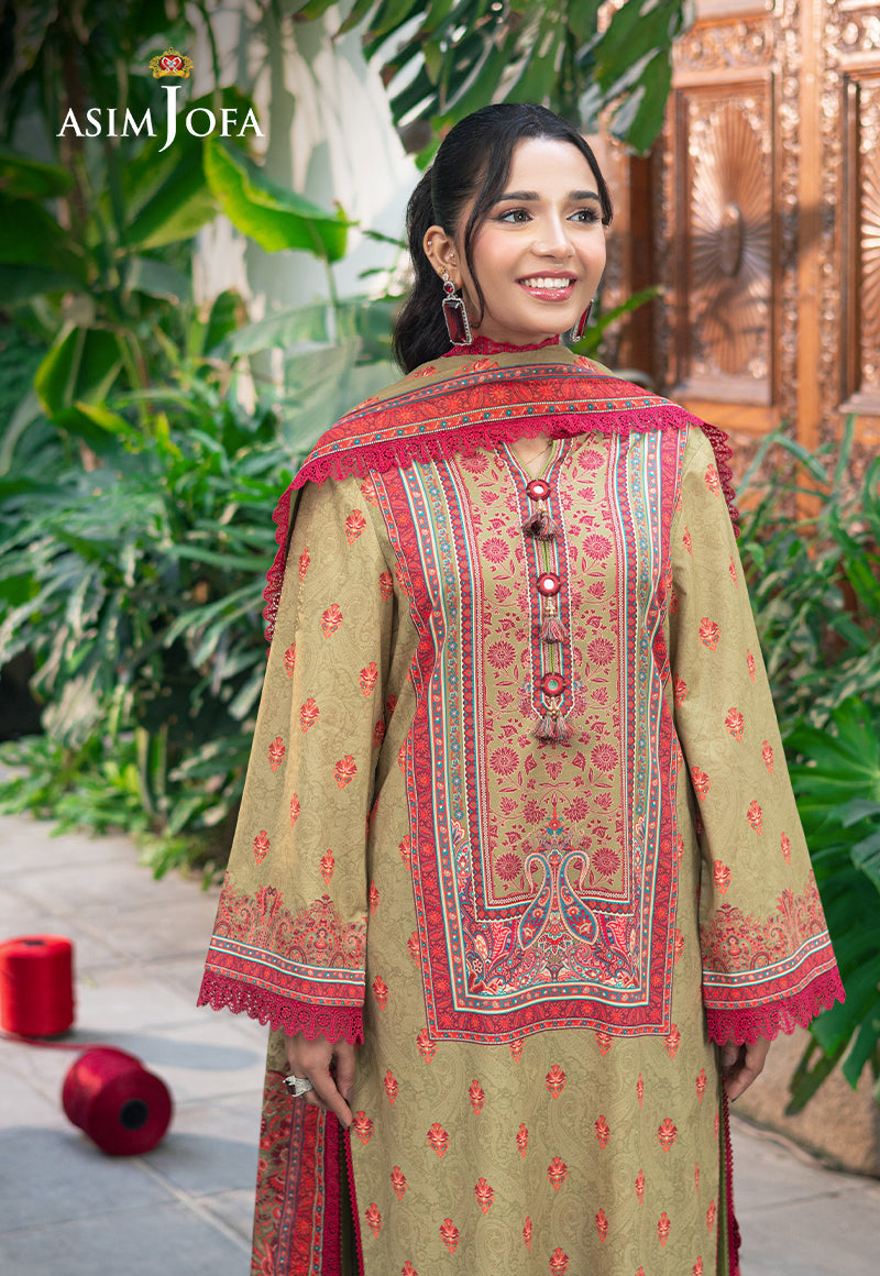 Asim Jofa | Prints Drop 2 | AJUUB-28 by Asim Jofa - Designer Dress - Type: Ladies Clothes - Available at Libayah - 100% Original
