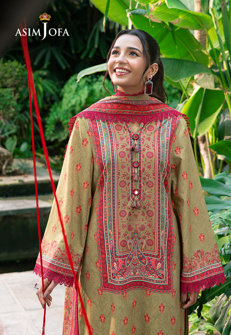 Asim Jofa | Prints Drop 2 | AJUUB-28 by Asim Jofa - Designer Dress - Type: Ladies Clothes - Available at Libayah - 100% Original