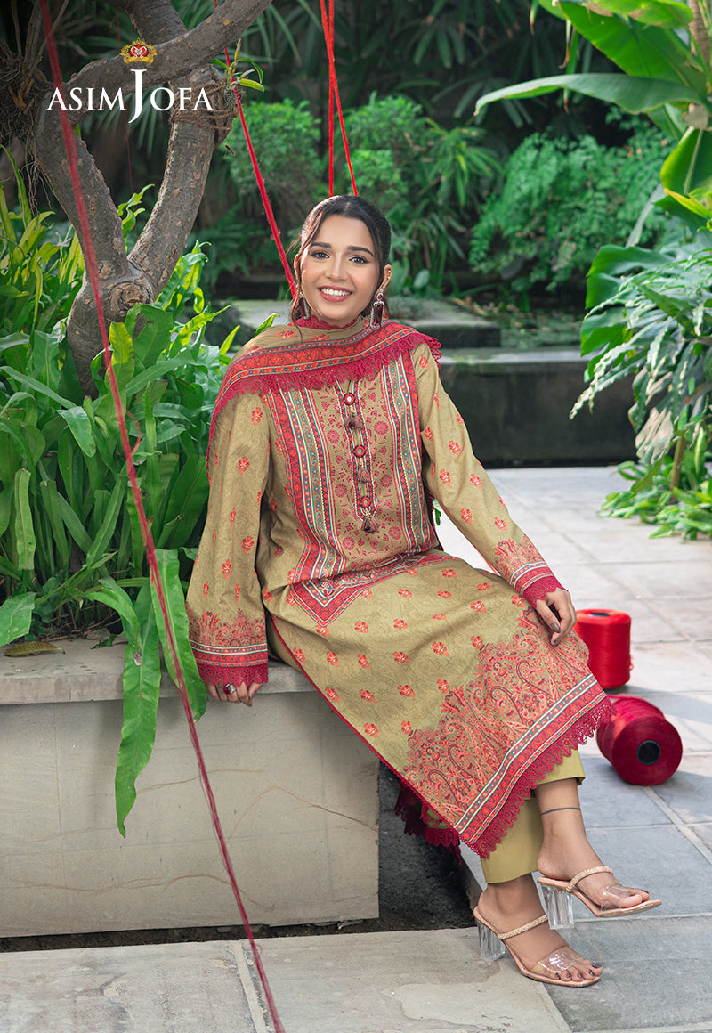 Asim Jofa | Prints Drop 2 | AJUUB-28 by Asim Jofa - Designer Dress - Type: Ladies Clothes - Available at Libayah - 100% Original