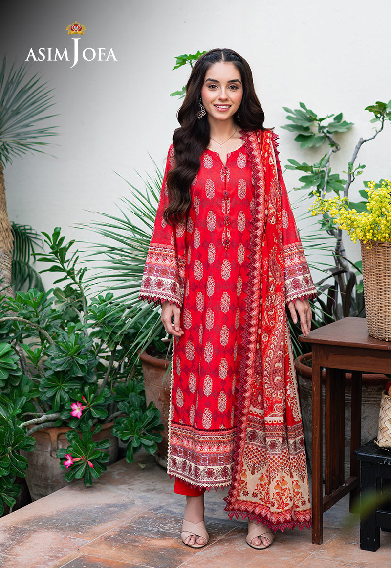 Asim Jofa | Prints Drop 2 | AJUUB-35 by Asim Jofa - Designer Dress - Type: Ladies Clothes - Available at Libayah - 100% Original