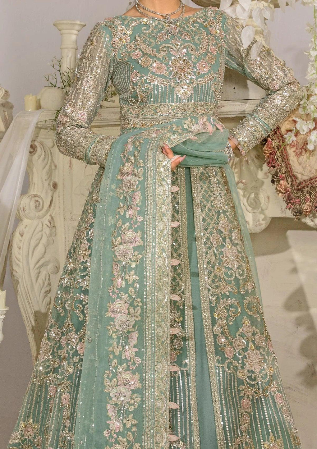 Elaf Premium | Evara Formals 24 | EFE-02 ELSA by Elaf Premium - Designer Dress - Type: The Formal Exhibit - Available at Libayah - 100% Original