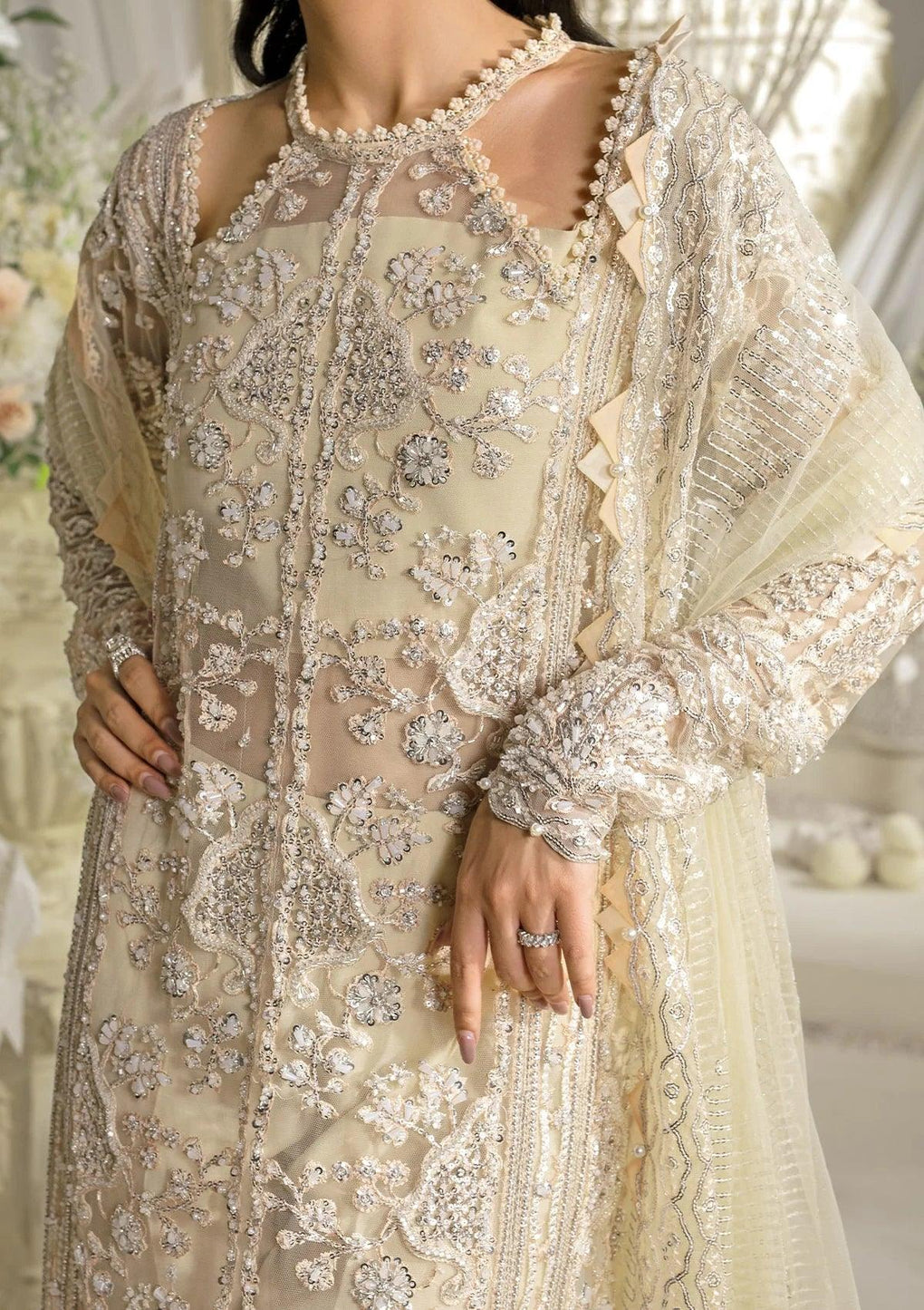 Elaf Premium | Evara Formals 24 | EFE-01 AURA by Elaf Premium - Designer Dress - Type: The Formal Exhibit - Available at Libayah - 100% Original