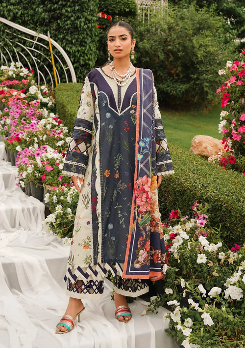 Elaf Premium | Printed Collection 24 | EEP-08B - Breeze Together by Elaf Premium - Designer Dress - Type: Ladies Clothes - Available at Libayah - 100% Original