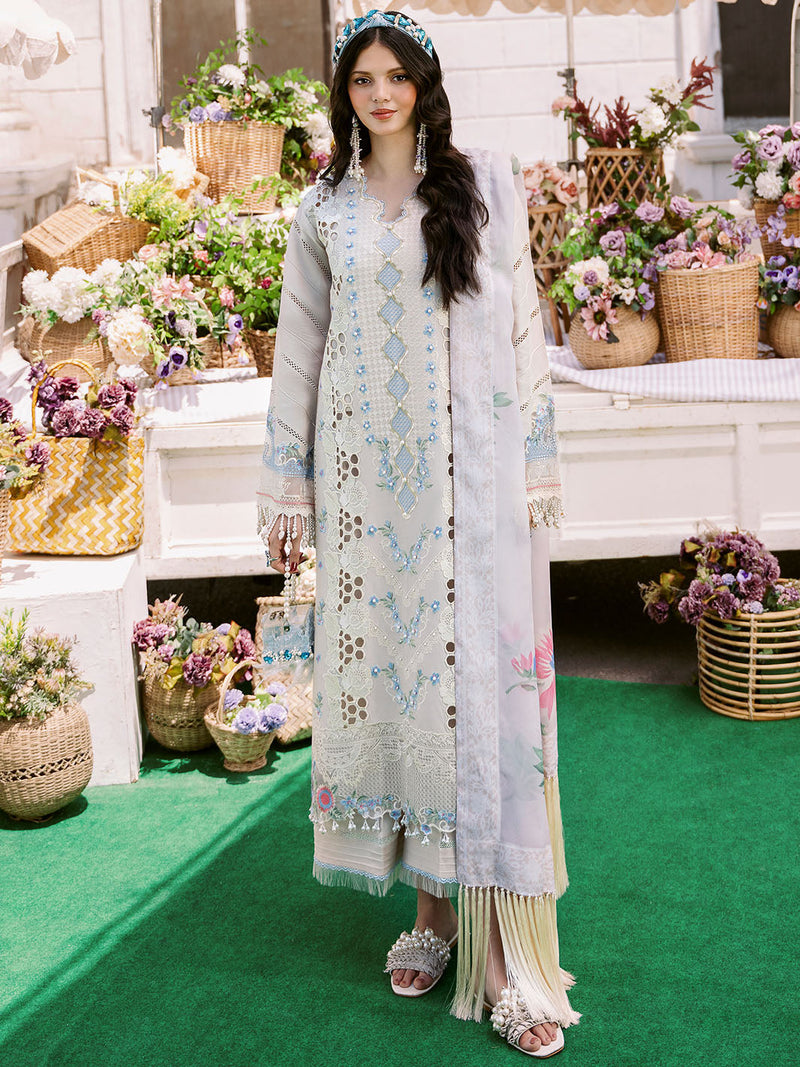 Bin Ilyas | Clara Embroidered Lawn 24 | 213 - B by Bin Ilyas - Designer Dress - Type: Ladies Clothes - Available at Libayah - 100% Original