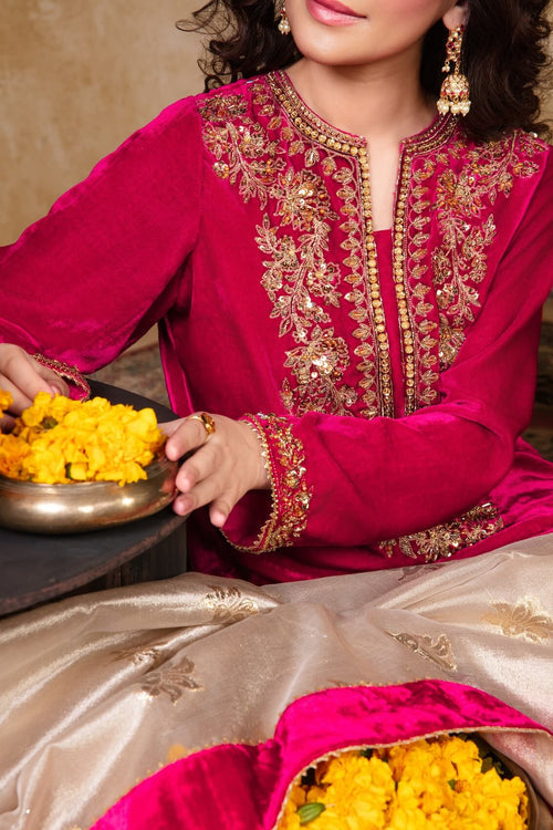 Maya | Raazi Velvet 24 | KASTURI by Maya - Designer Dress - Type: Ladies Clothes - Available at Libayah - 100% Original