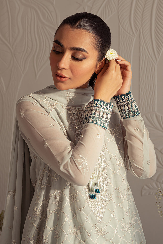 Cross Stitch | Luxe Atelier 24 | FREESIA PEARL by Cross Stitch - Designer Dress - Type: Ladies Clothes - Available at Libayah - 100% Original