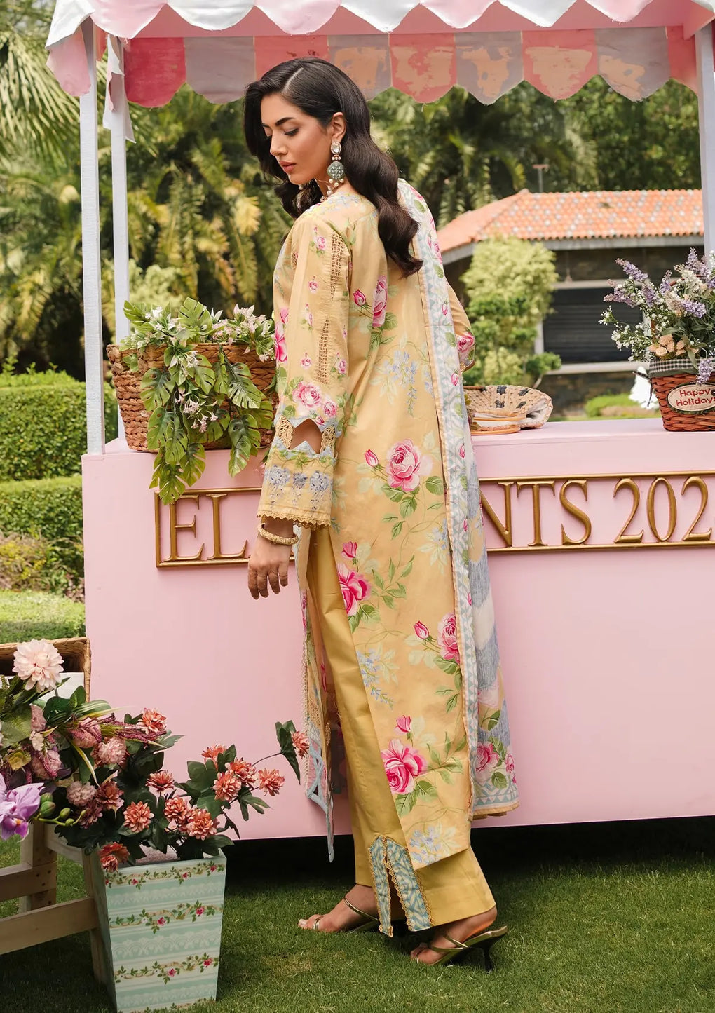 Elaf Premium | Printed Collection 24 | EEP-03A - Citrus Squad by Elaf Premium - Designer Dress - Type: Ladies Clothes - Available at Libayah - 100% Original