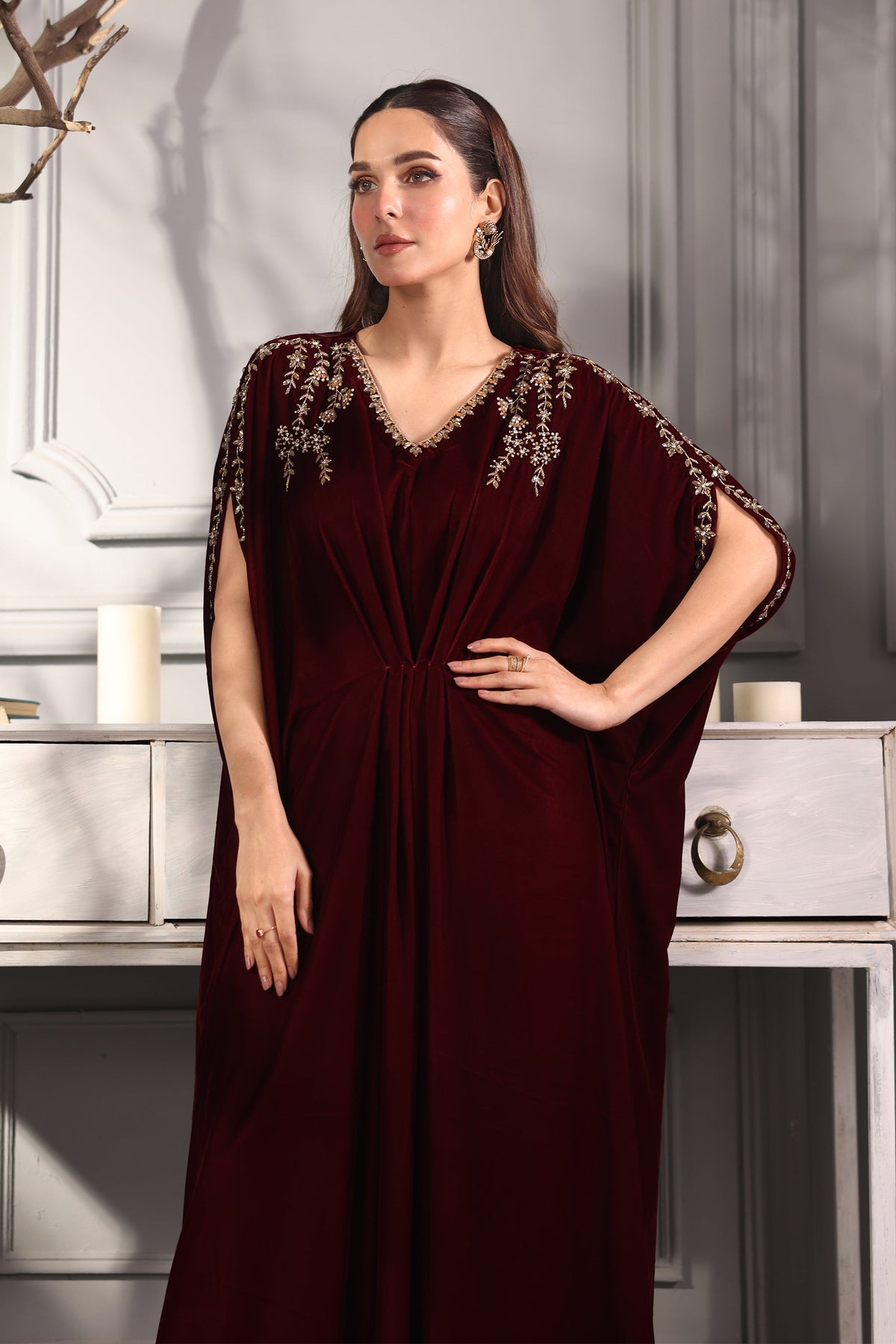 Hana | Mavi Velvets | Majestic Muse by Hana - Designer Dress - Type: Ladies Clothes - Available at Libayah - 100% Original