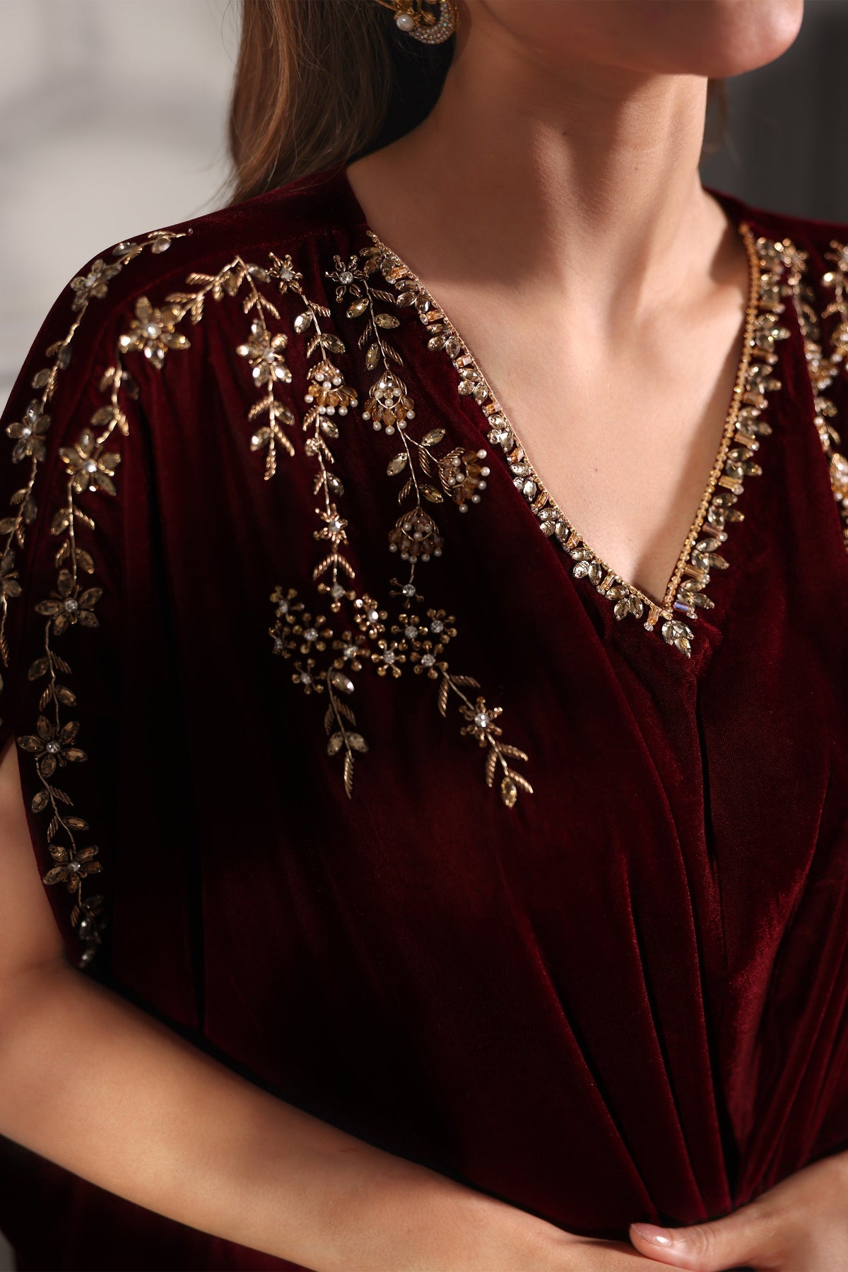 Hana | Mavi Velvets | Majestic Muse by Hana - Designer Dress - Type: Ladies Clothes - Available at Libayah - 100% Original