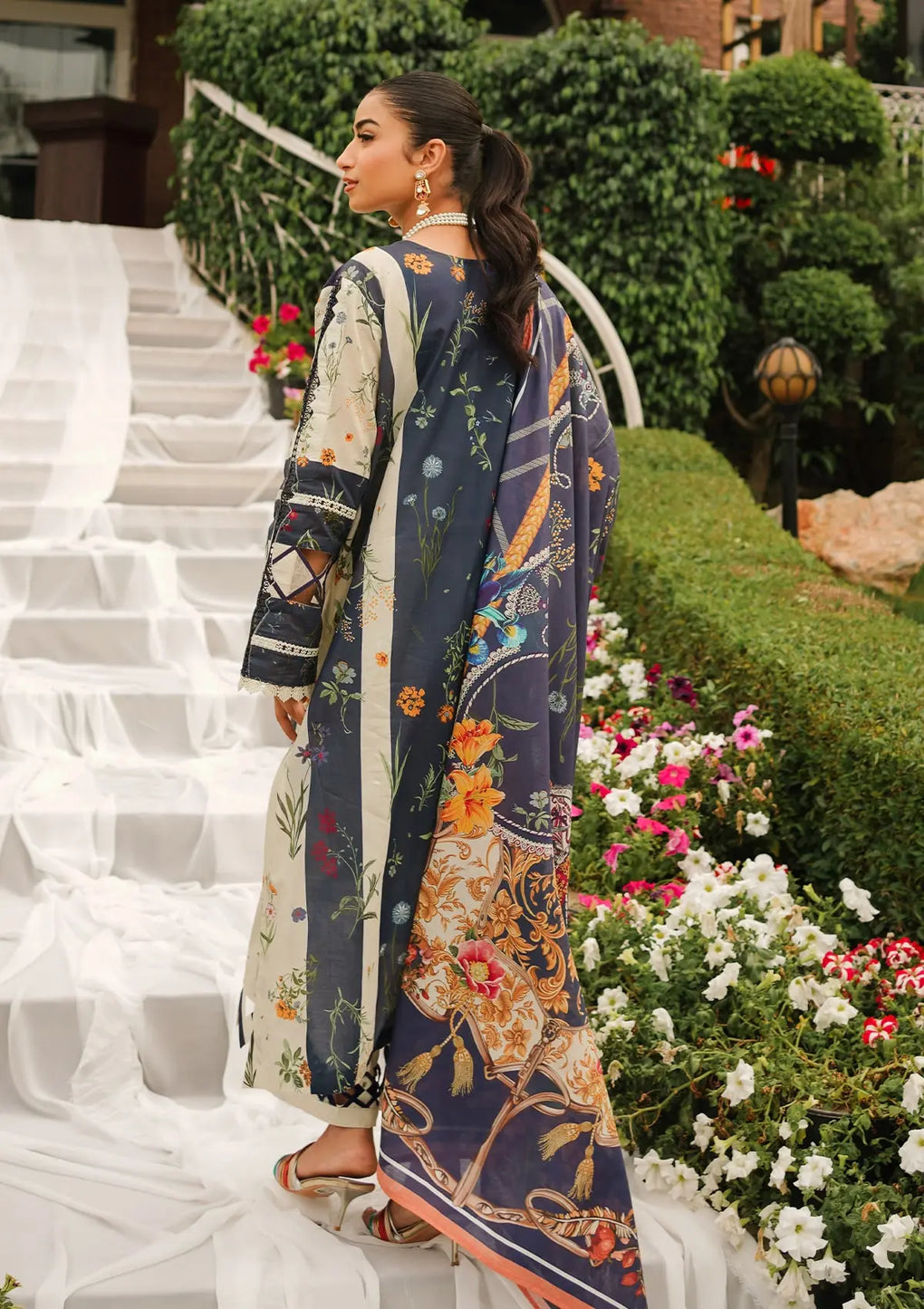 Elaf Premium | Printed Collection 24 | EEP-08B - Breeze Together by Elaf Premium - Designer Dress - Type: Ladies Clothes - Available at Libayah - 100% Original