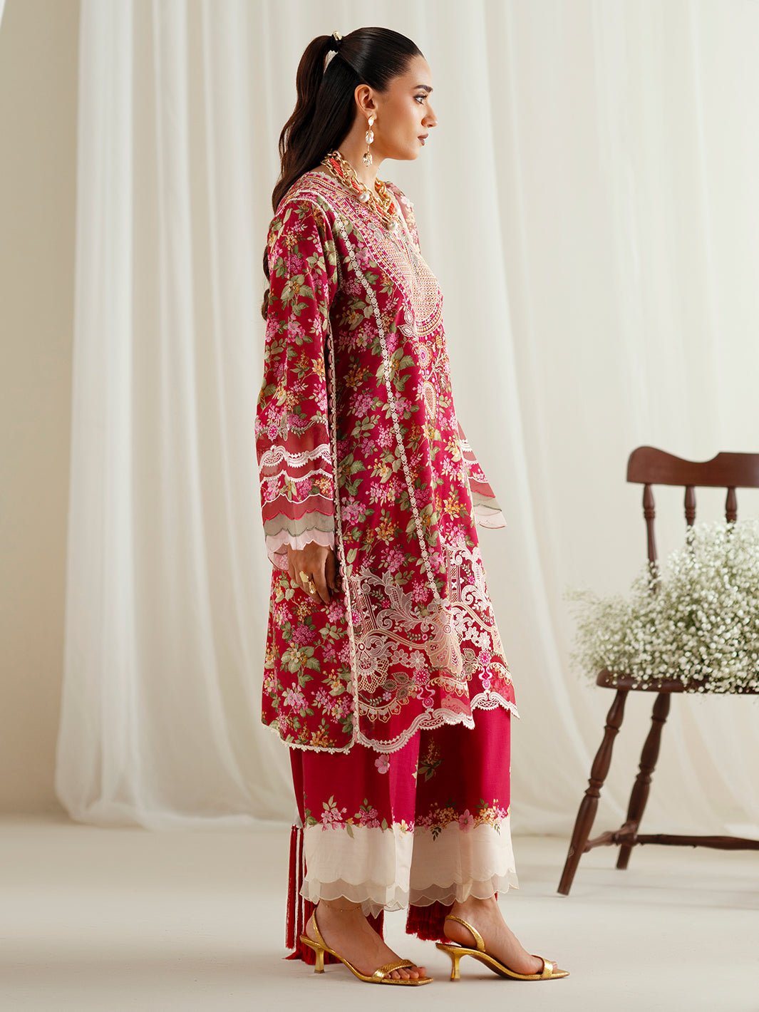 Bin Ilyas | Eres Bonita Viscose 25 | 1107-B by Bin Ilyas - Designer Dress  - Type : Ladies Clothes - Available at Libayah - 100% Original 