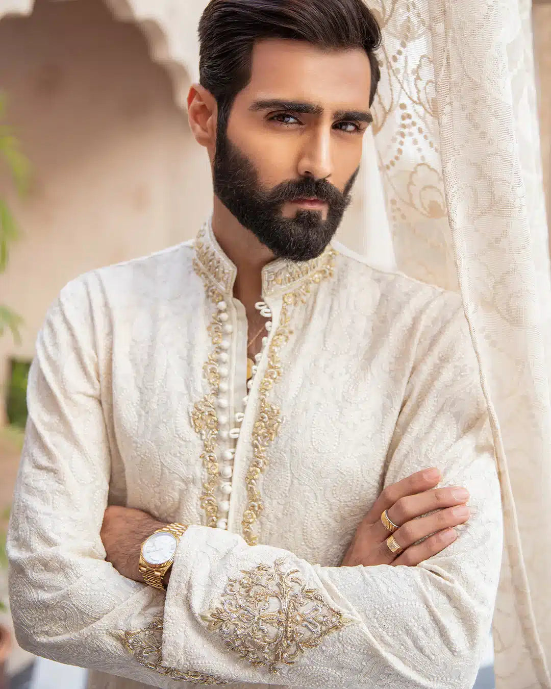Pakistani Menswear | FSQ-Altan by Libayah Ltd. - Designer Dress - Type: Menswear - Available at Libayah - 100% Original