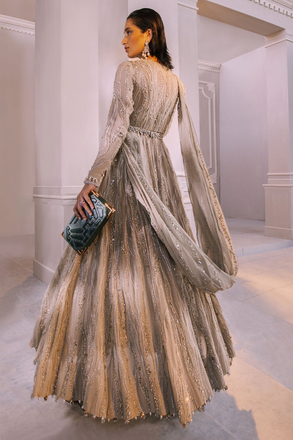 Elan | Demi Couture Onirique | LUISANTE D'OR (EP-20856) by Elan - Designer Dress - Type: Formal - Available at Libayah - 100% Original