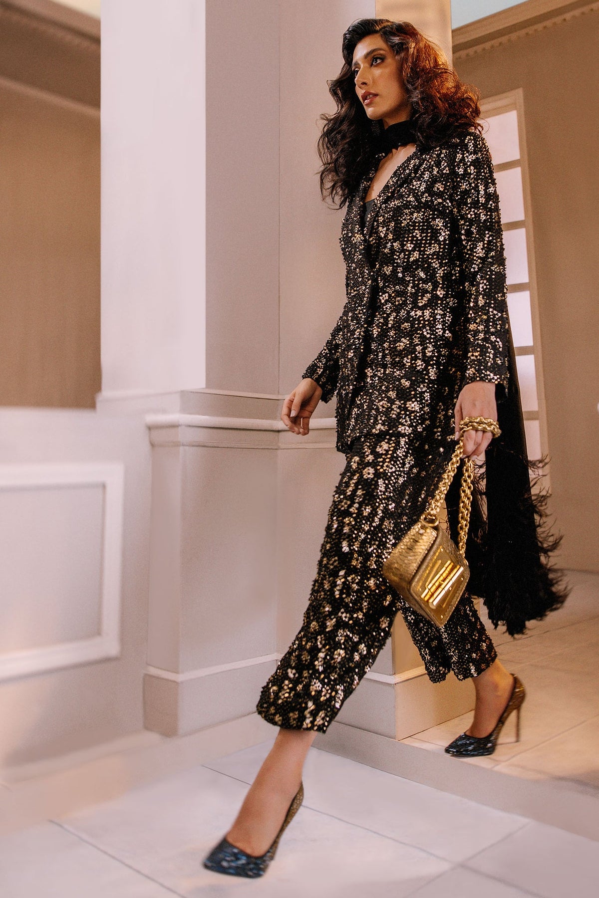Elan | Demi Couture Onirique | NUIT ETOILÃEE (EP-20879) by Elan - Designer Dress - Type: Formal - Available at Libayah - 100% Original