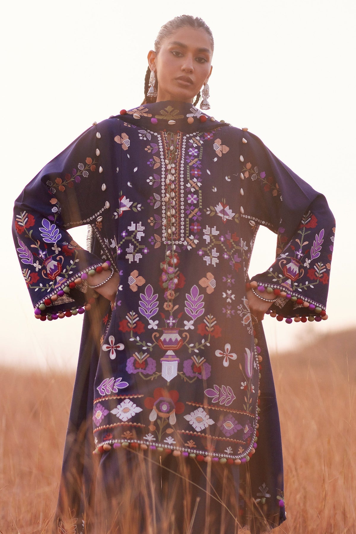 Zaha | Winter 25 | ZAREEN (ZW25-04) by Zaha - Designer Dress  - Type : Ladies Clothes - Available at Libayah - 100% Original 