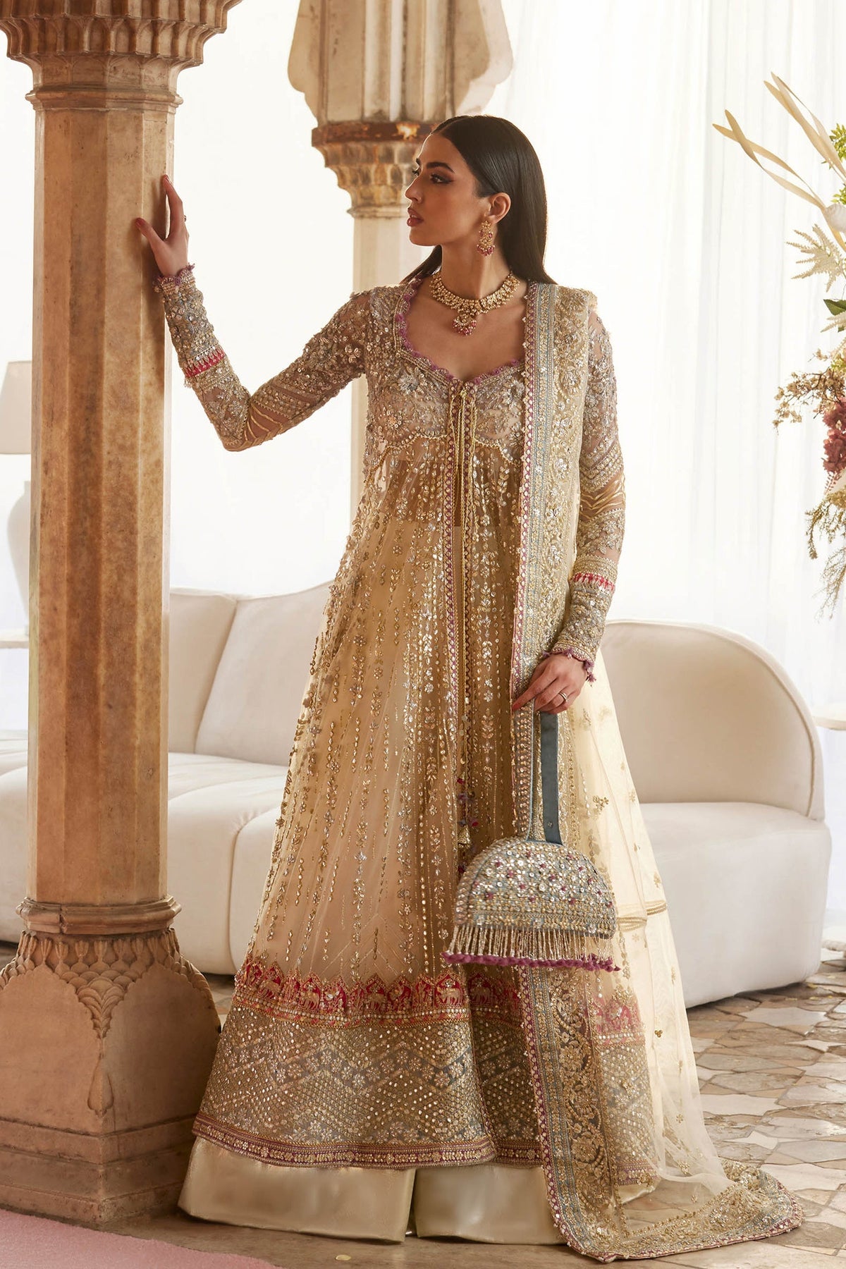 Zaha | Gossamer 25 | ZAR-E MAHR (ZC25-06) by Zaha - Designer Dress  - Type : Ladies Clothes - Available at Libayah - 100% Original 
