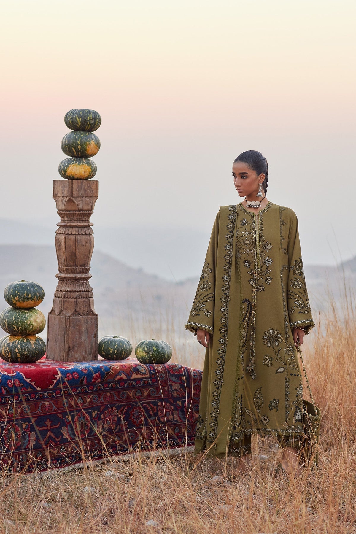 Zaha | Winter 25 | NAYRA (ZW25-07) by Zaha - Designer Dress  - Type : Ladies Clothes - Available at Libayah - 100% Original 