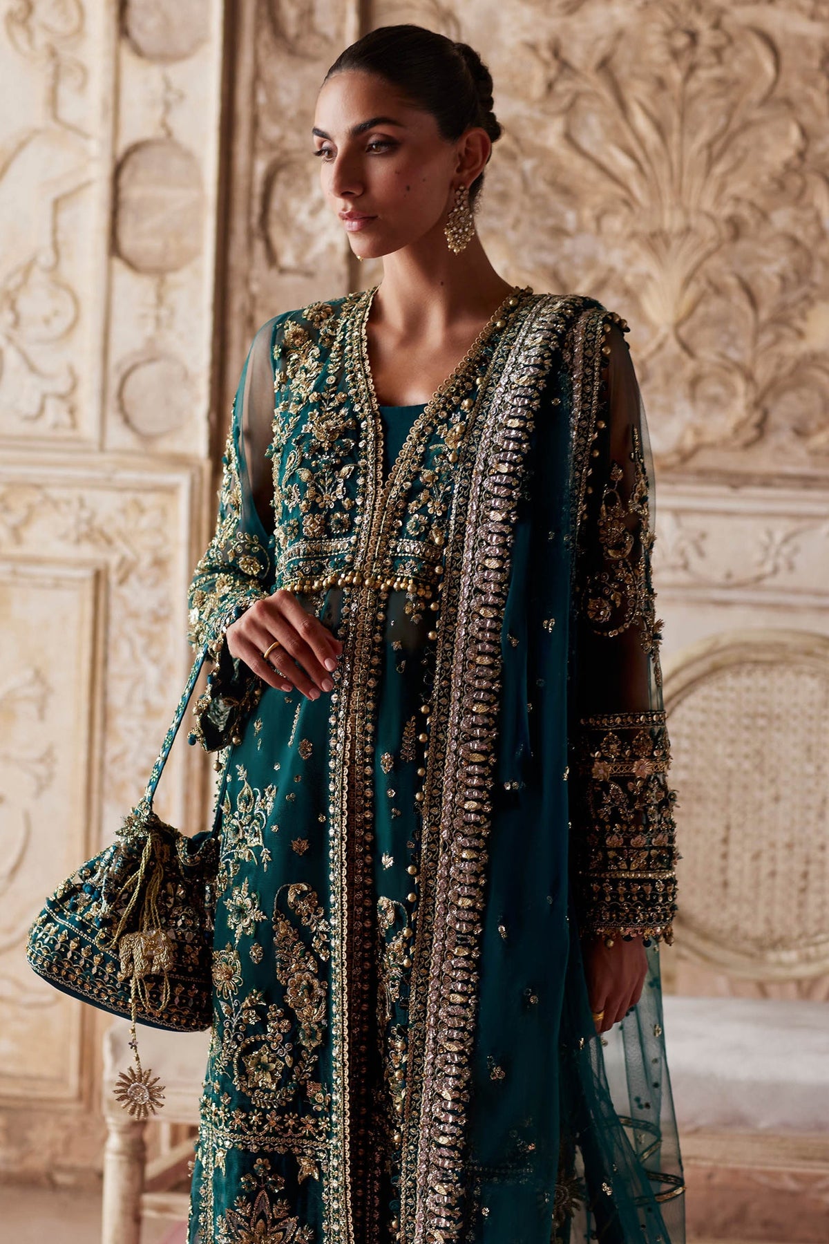 Zaha | Gossamer 25 | AYLIN-E-JADE (ZC25-05) by Zaha - Designer Dress  - Type : Ladies Clothes - Available at Libayah - 100% Original 