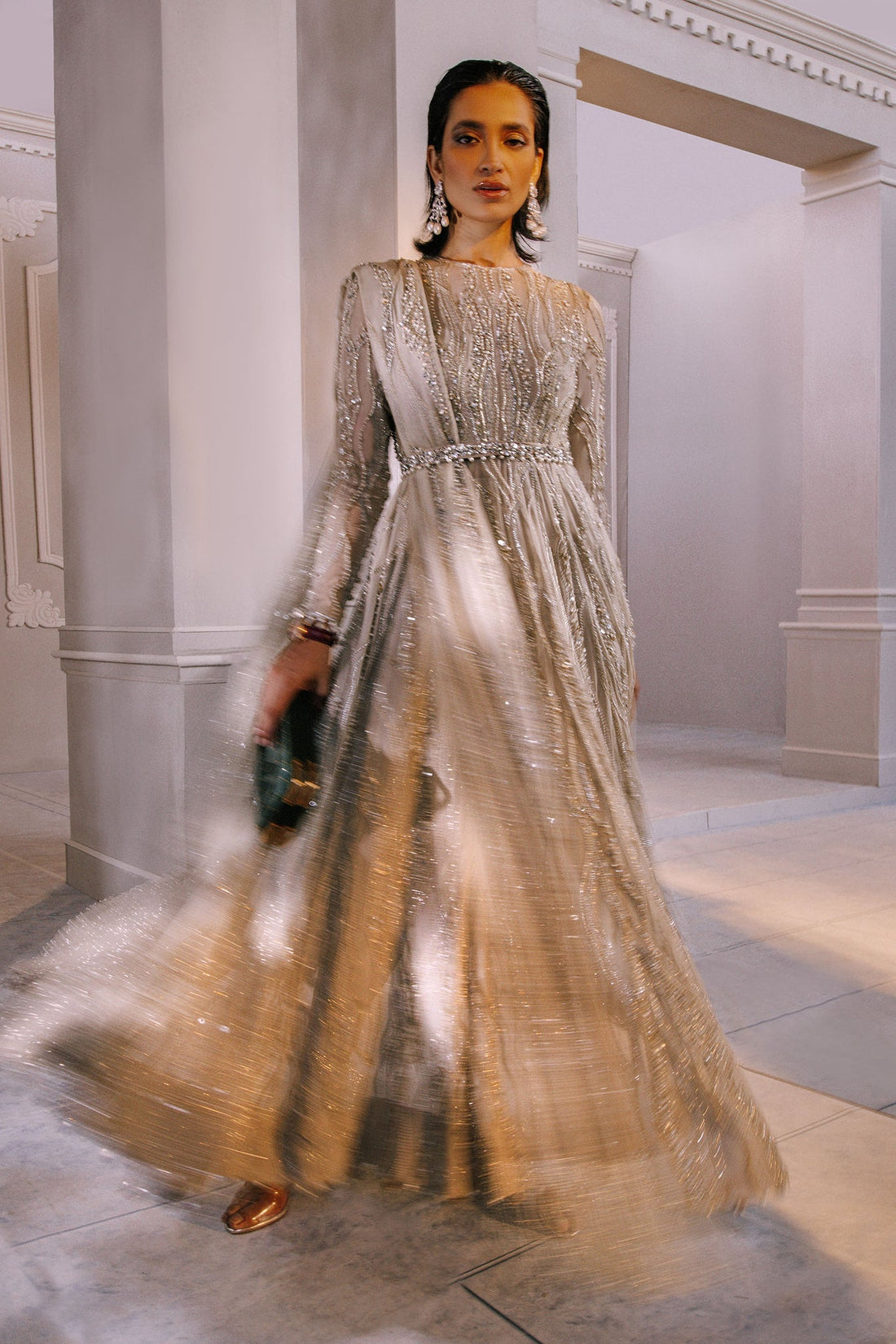 Elan | Demi Couture Onirique | LUISANTE D'OR (EP-20856) by Elan - Designer Dress - Type: Formal - Available at Libayah - 100% Original