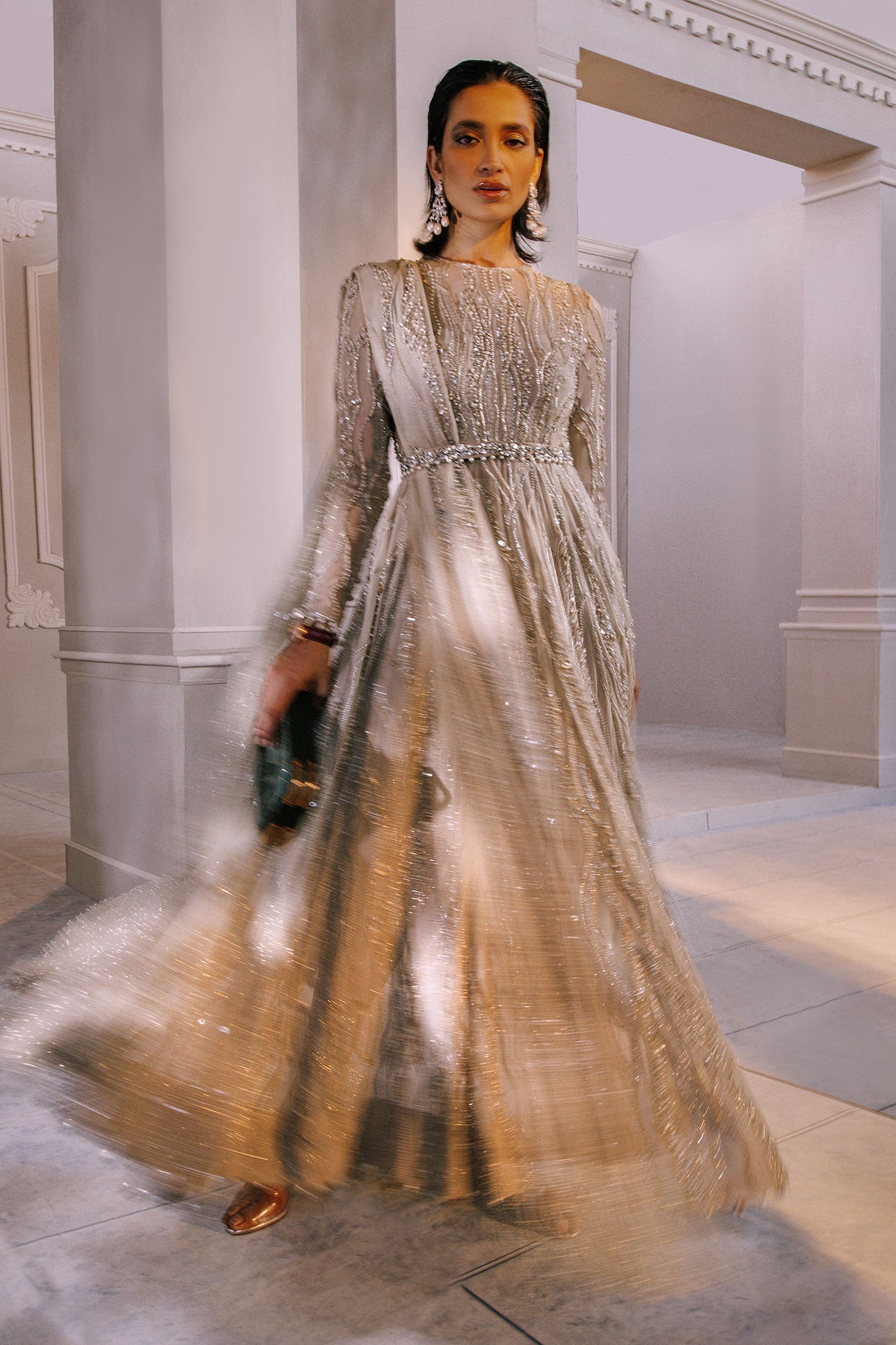 Elan | Demi Couture Onirique | LUISANTE D'OR (EP-20856) by Elan - Designer Dress - Type: Formal - Available at Libayah - 100% Original