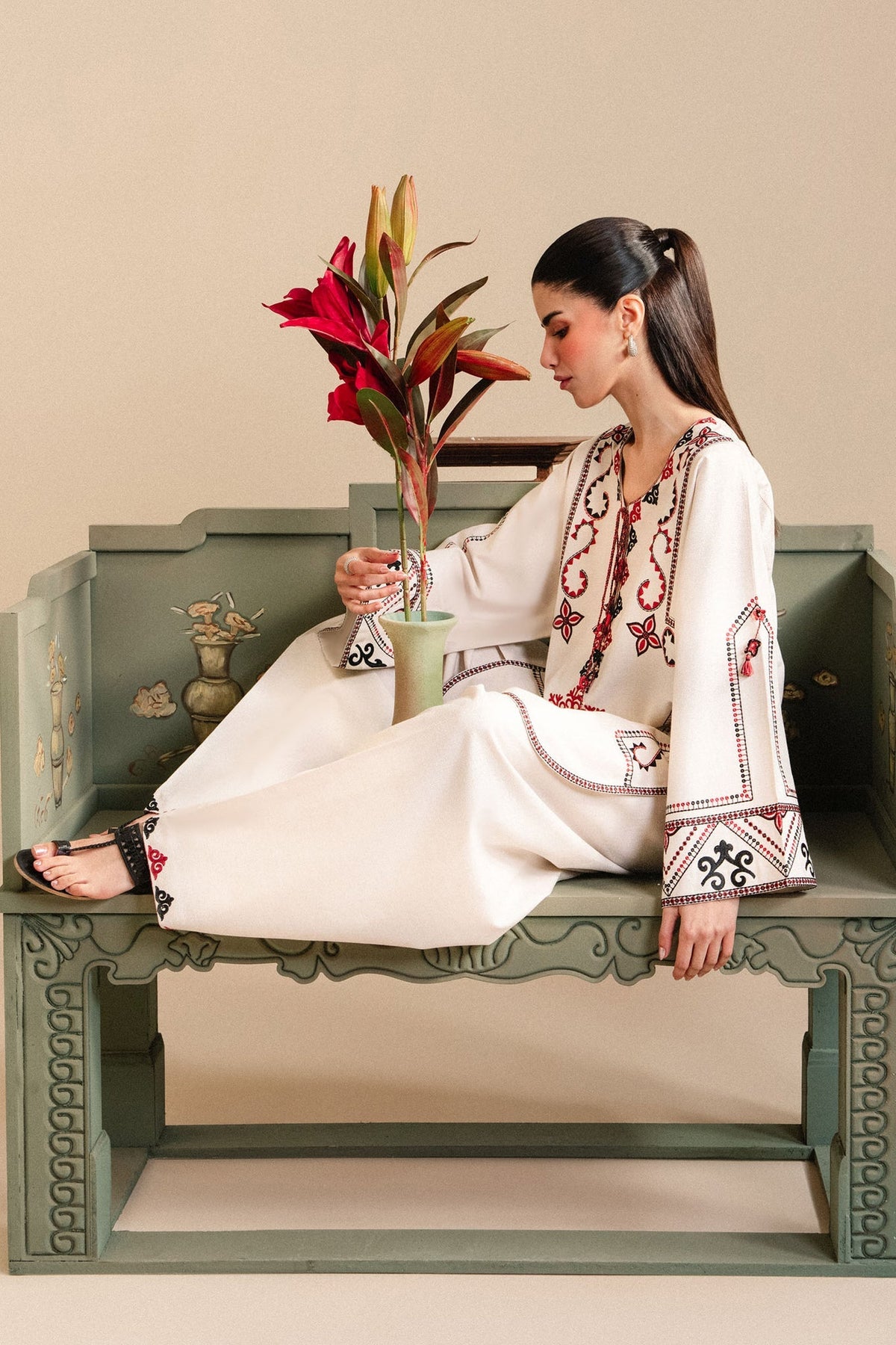 Elan | Winter Basics 25 | MEHR (ERW-21568) by Elan - Designer Dress  - Type : Ladies Clothes - Available at Libayah - 100% Original 