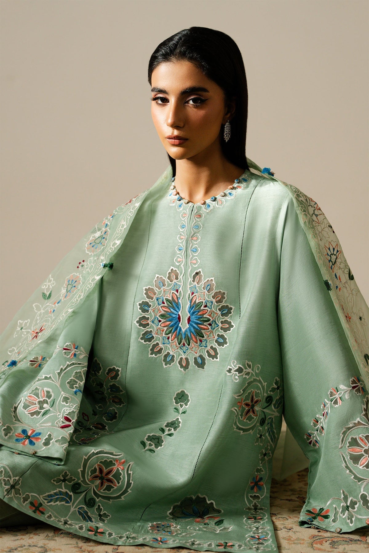 Zaha | Serae Pret | CAELINA by Zaha - Designer Dress - Type : Ladies Clothes - Available at Libayah - 100% Original 