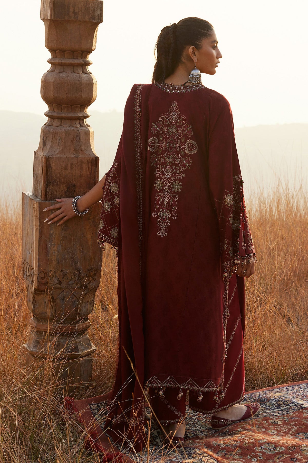 Zaha | Winter 25 | SASSI (ZW25-12) by Zaha - Designer Dress  - Type : Ladies Clothes - Available at Libayah - 100% Original 
