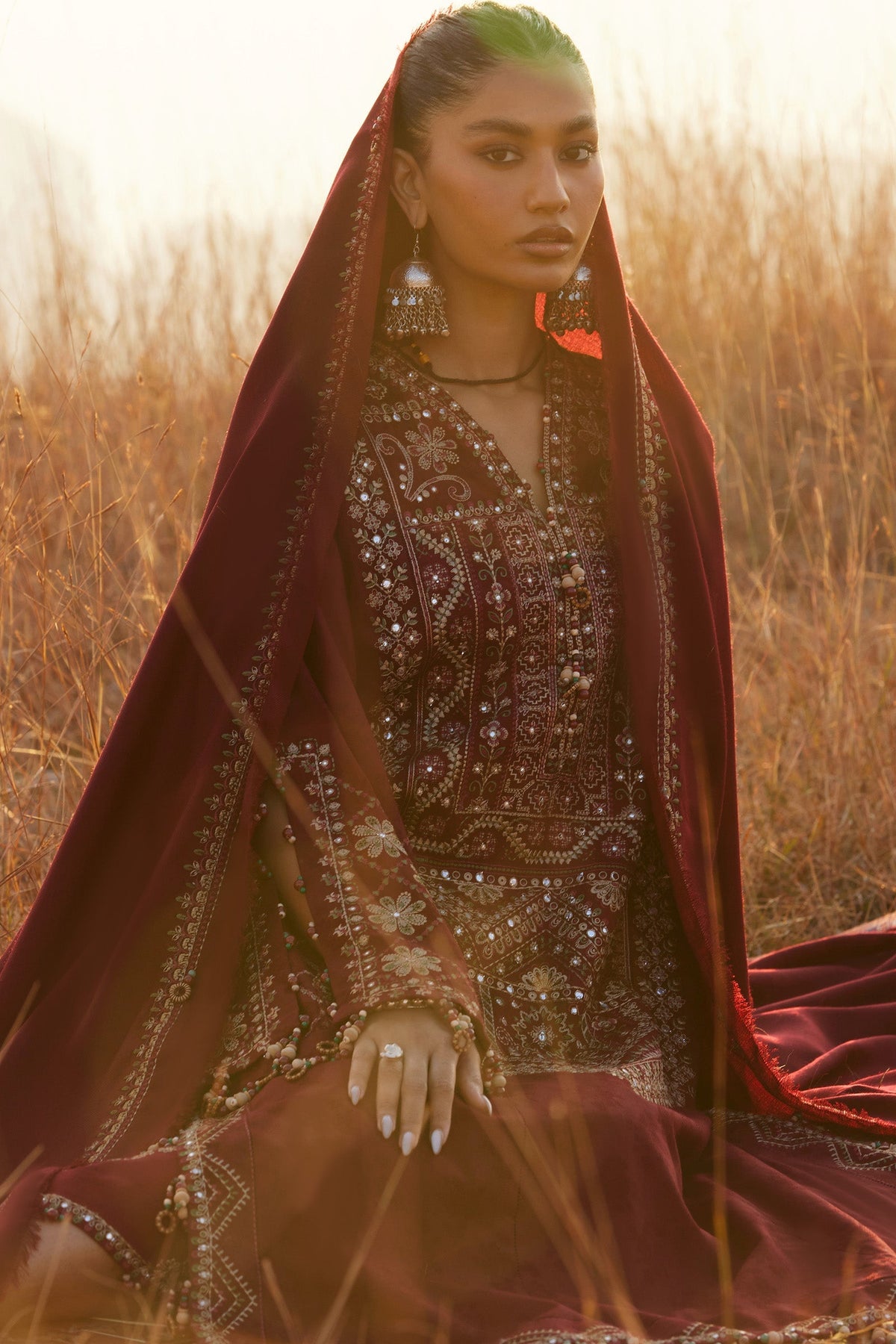 Zaha | Winter 25 | SASSI (ZW25-12) by Zaha - Designer Dress  - Type : Ladies Clothes - Available at Libayah - 100% Original 