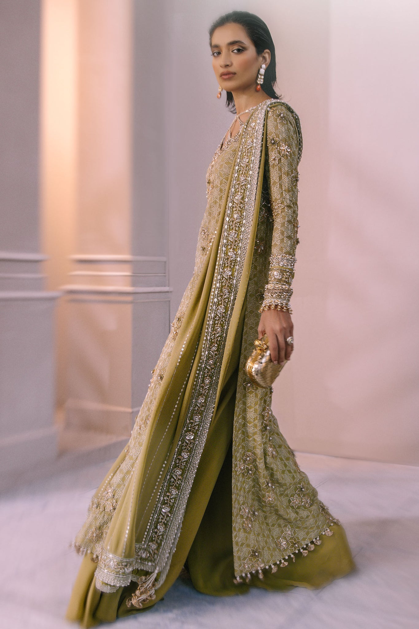 Elan | Demi Couture Onirique | ECLAT VERT (EP-20658) by Elan - Designer Dress - Type: Formal - Available at Libayah - 100% Original