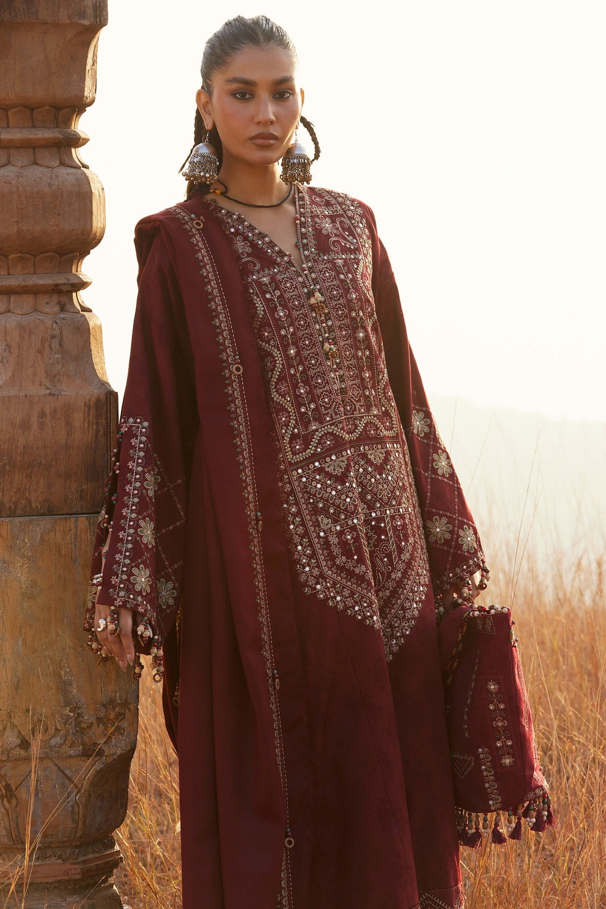 Zaha | Winter 25 | SASSI (ZW25-12) by Zaha - Designer Dress  - Type : Ladies Clothes - Available at Libayah - 100% Original 