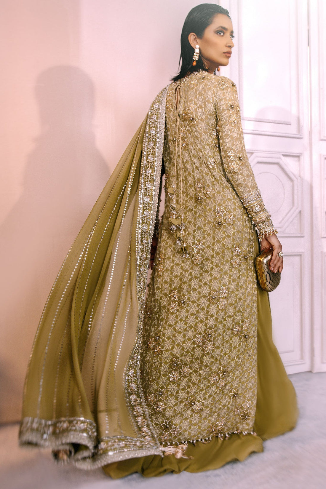 Elan | Demi Couture Onirique | ECLAT VERT (EP-20658) by Elan - Designer Dress - Type: Formal - Available at Libayah - 100% Original