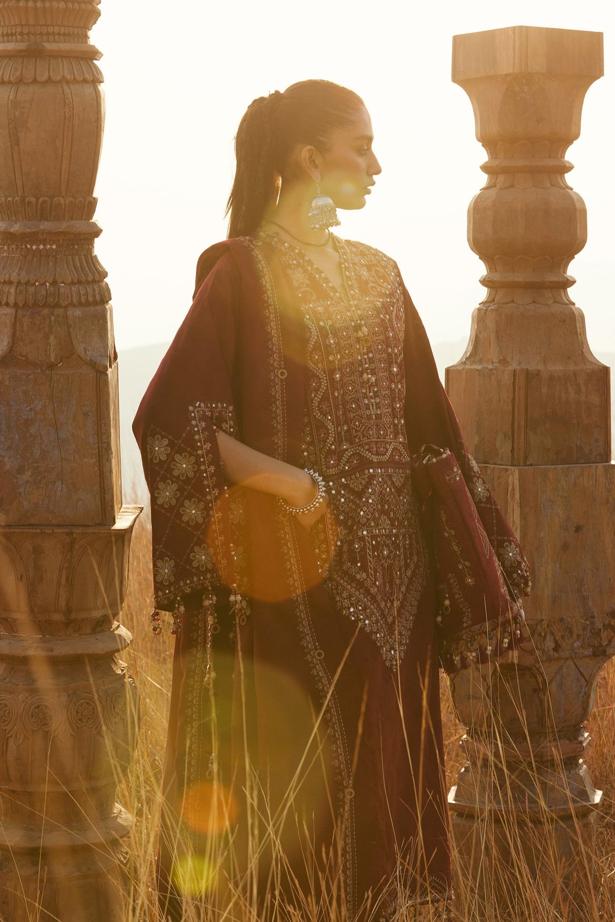 Zaha | Winter 25 | SASSI (ZW25-12) by Zaha - Designer Dress  - Type : Ladies Clothes - Available at Libayah - 100% Original 