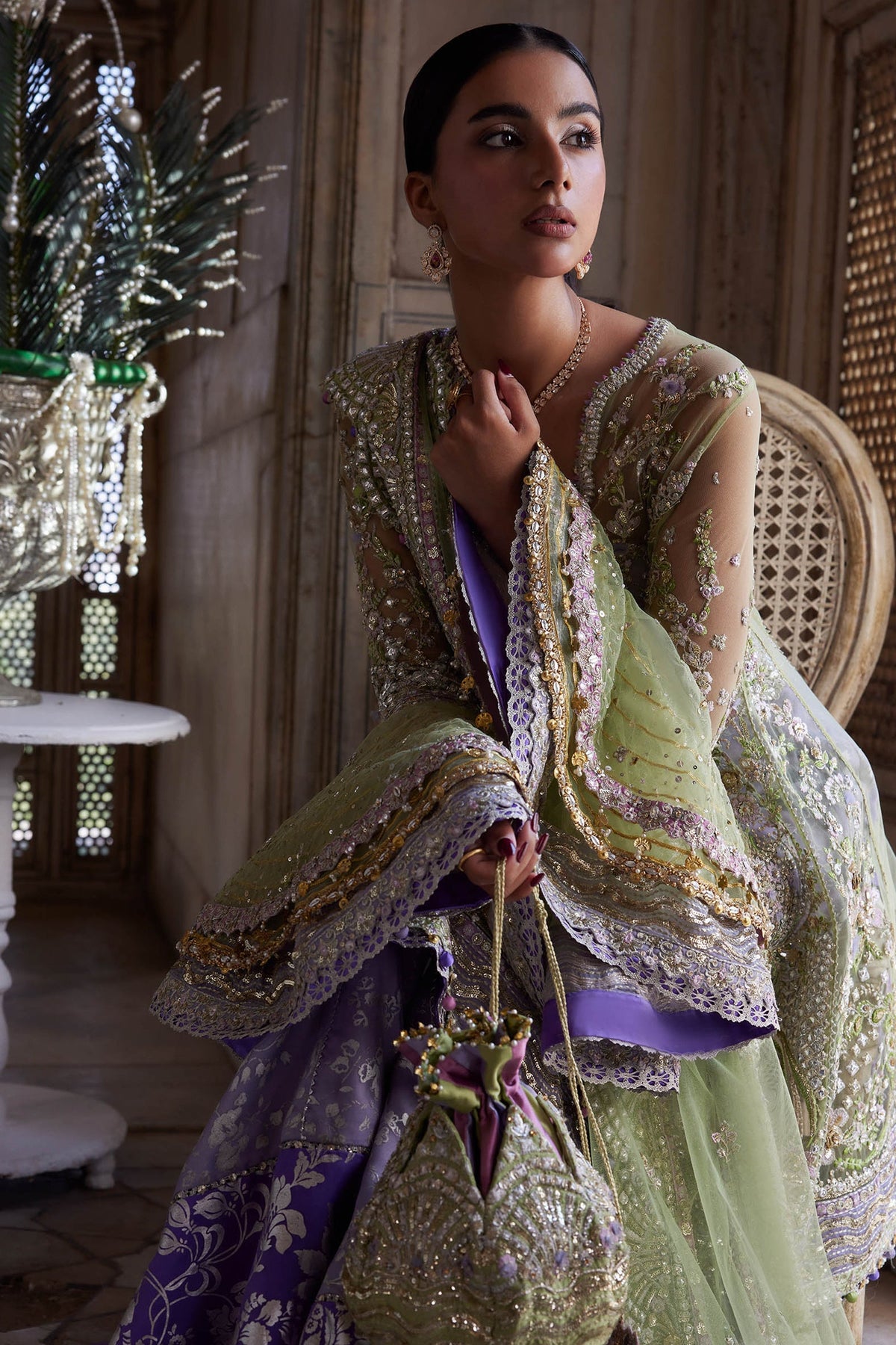 Zaha | Gossamer 25 | MEHR-LILAC (ZC25-07) by Zaha - Designer Dress  - Type : Ladies Clothes - Available at Libayah - 100% Original 