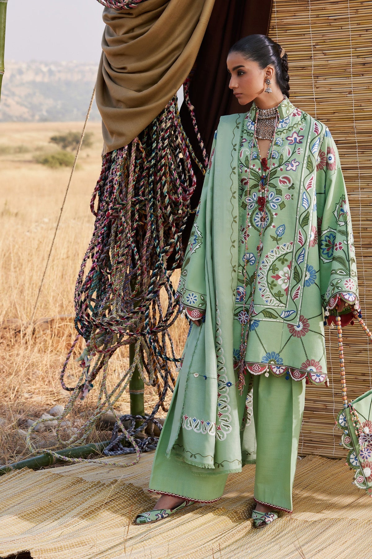 Zaha | Winter 25 | NARMEEN (ZW25-03) by Zaha - Designer Dress  - Type : Ladies Clothes - Available at Libayah - 100% Original 