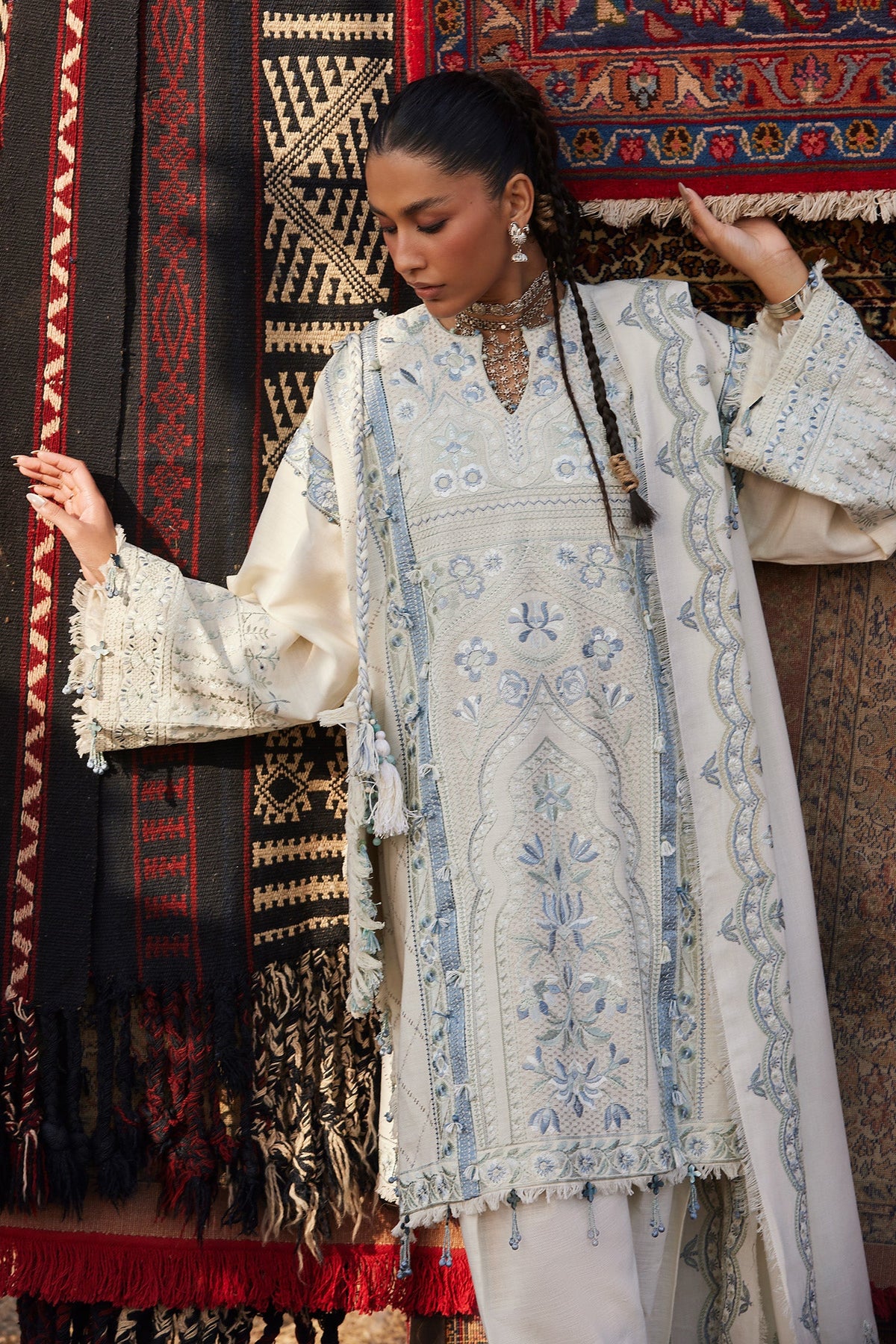 Zaha | Winter 25 | LEILA (ZW25-02) by Zaha - Designer Dress  - Type : Ladies Clothes - Available at Libayah - 100% Original 