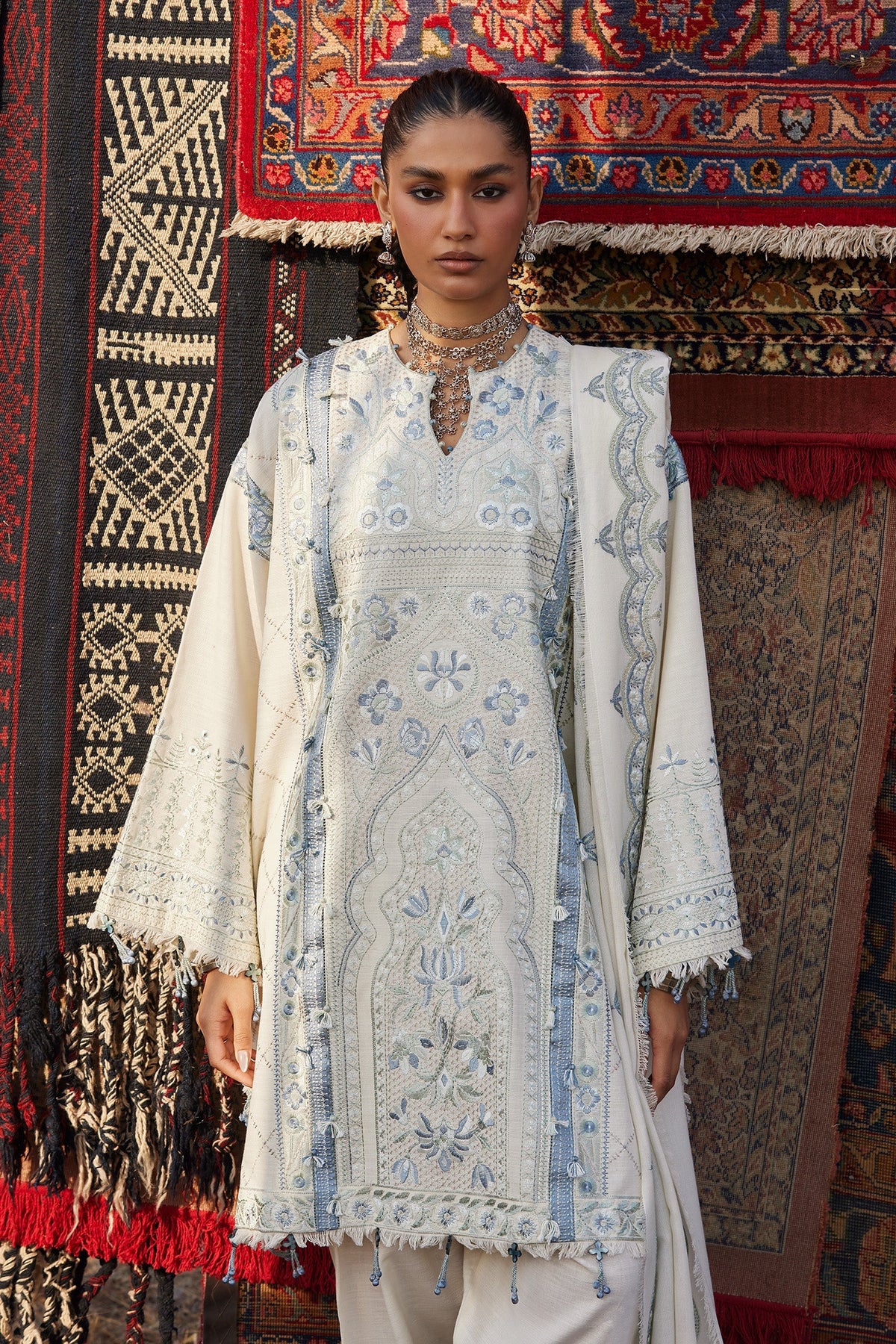 Zaha | Winter 25 | LEILA (ZW25-02) by Zaha - Designer Dress  - Type : Ladies Clothes - Available at Libayah - 100% Original 