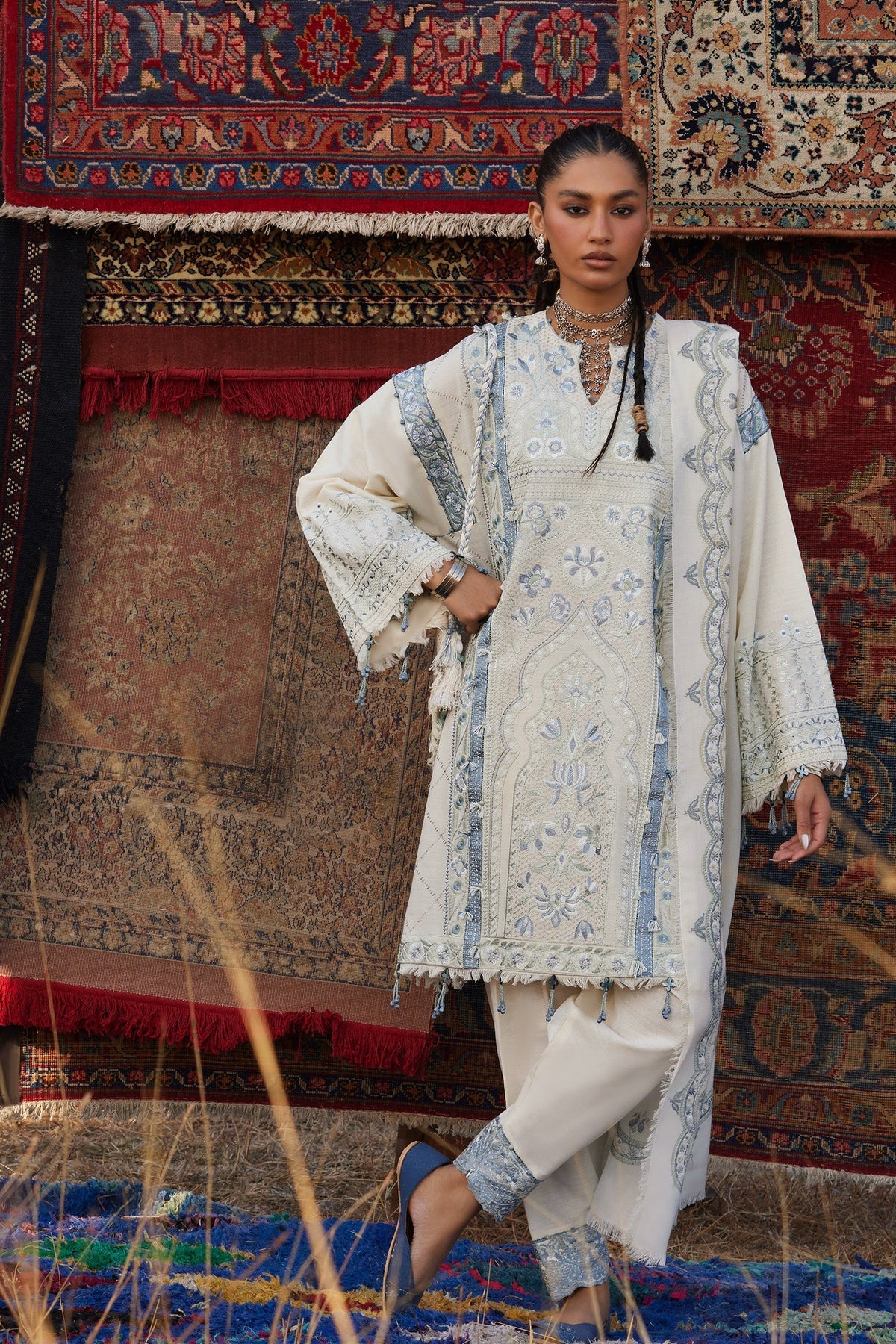Zaha | Winter 25 | LEILA (ZW25-02) by Zaha - Designer Dress  - Type : Ladies Clothes - Available at Libayah - 100% Original 