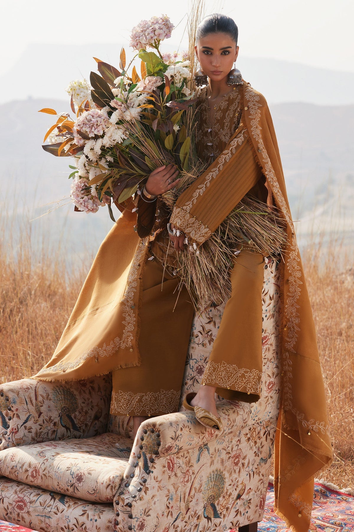 Zaha | Winter 25 | HEER (ZW25-10) by Zaha - Designer Dress  - Type : Ladies Clothes - Available at Libayah - 100% Original 
