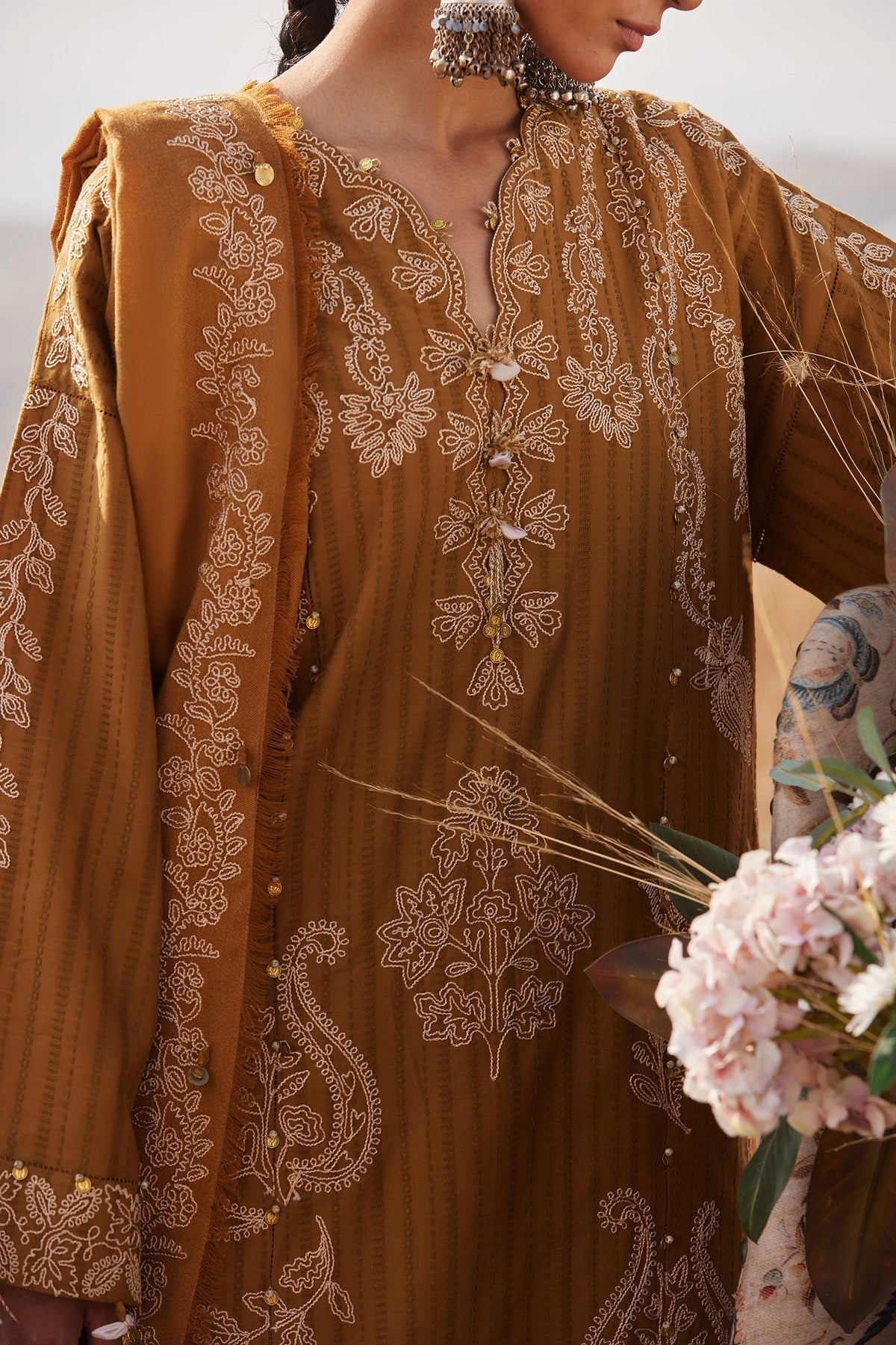 Zaha | Winter 25 | HEER (ZW25-10) by Zaha - Designer Dress  - Type : Ladies Clothes - Available at Libayah - 100% Original 