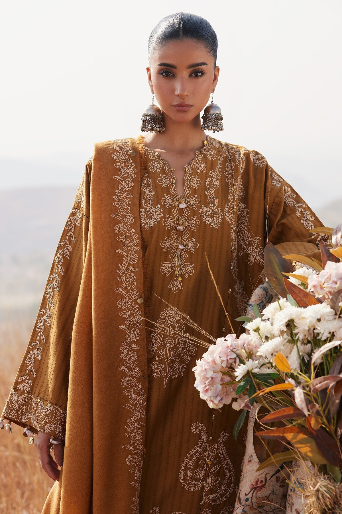 Zaha | Winter 25 | HEER (ZW25-10) by Zaha - Designer Dress  - Type : Ladies Clothes - Available at Libayah - 100% Original 