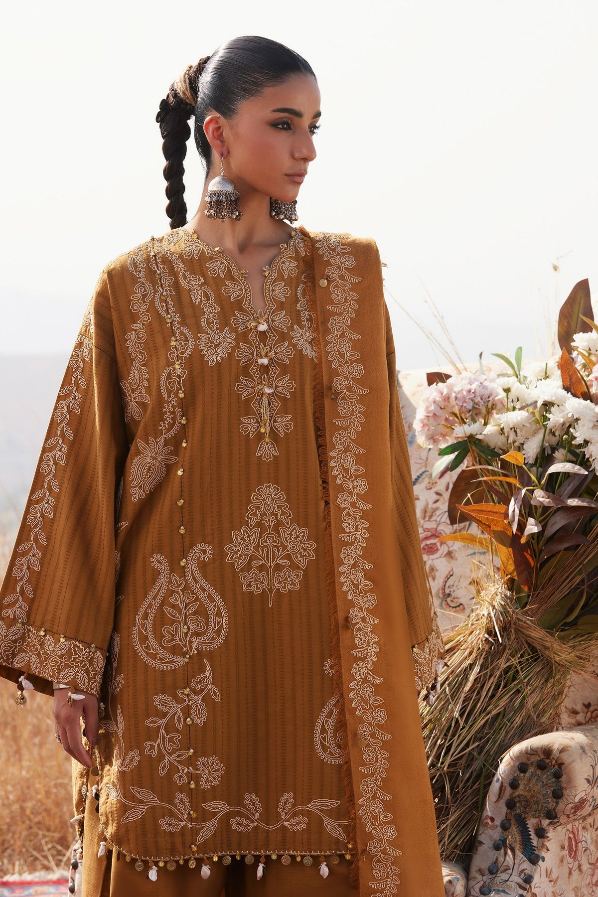Zaha | Winter 25 | HEER (ZW25-10) by Zaha - Designer Dress  - Type : Ladies Clothes - Available at Libayah - 100% Original 