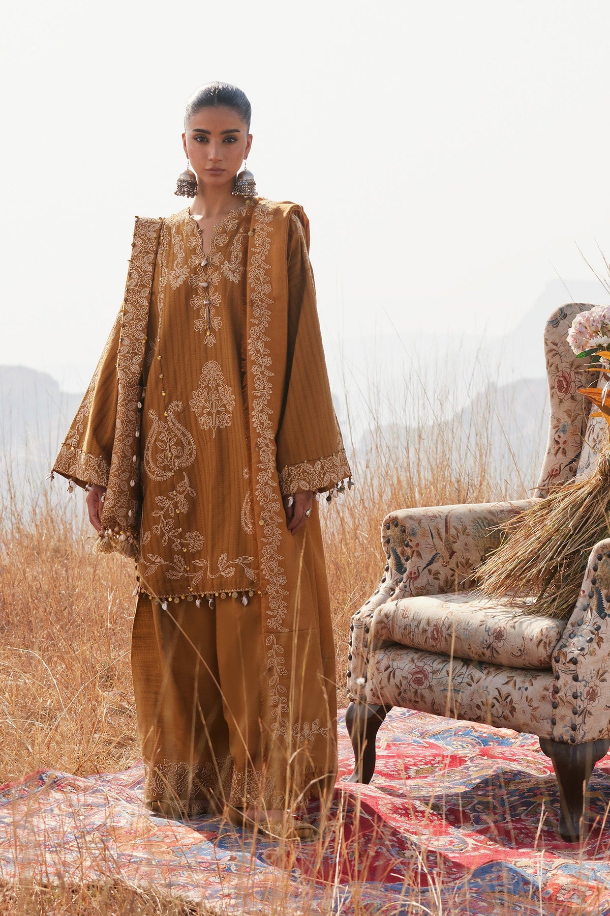 Zaha | Winter 25 | HEER (ZW25-10) by Zaha - Designer Dress  - Type : Ladies Clothes - Available at Libayah - 100% Original 