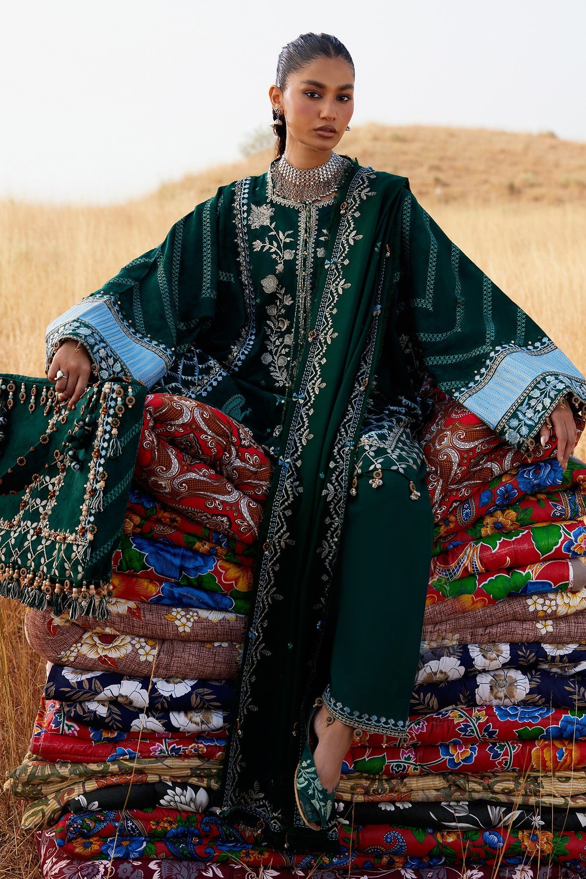 Zaha | Winter 25 | YASMIN (ZW25-09) by Zaha - Designer Dress  - Type : Ladies Clothes - Available at Libayah - 100% Original 