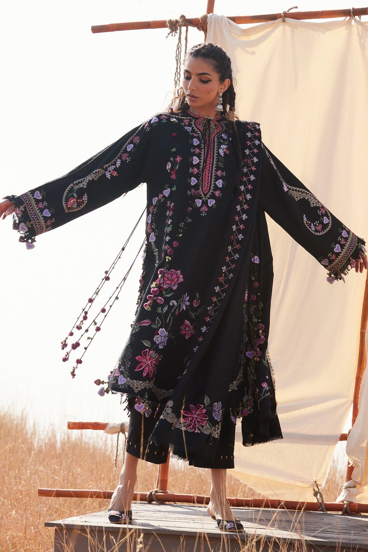 Zaha | Winter 25 | SEHYR (ZW25-11) by Zaha - Designer Dress  - Type : Ladies Clothes - Available at Libayah - 100% Original 