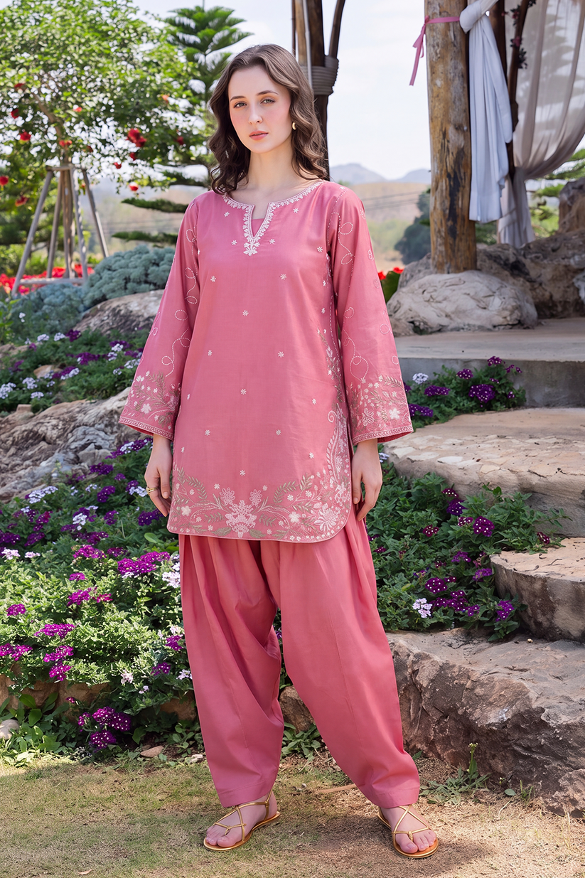Saad Shaikh | Ease Fall Edit 26 | Salvia by Saad Shaikh - Designer Dress  - Type : Ladies Clothes - Available at Libayah - 100% Original 
